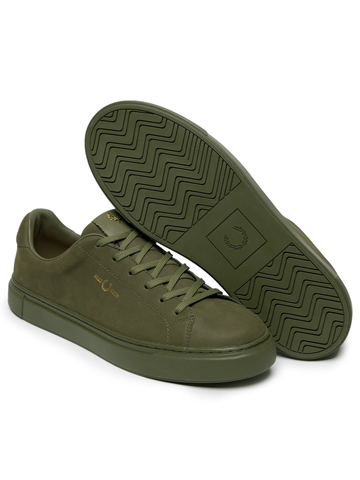 Tênis B71 Oiled Nubuck Verde Fred Perry