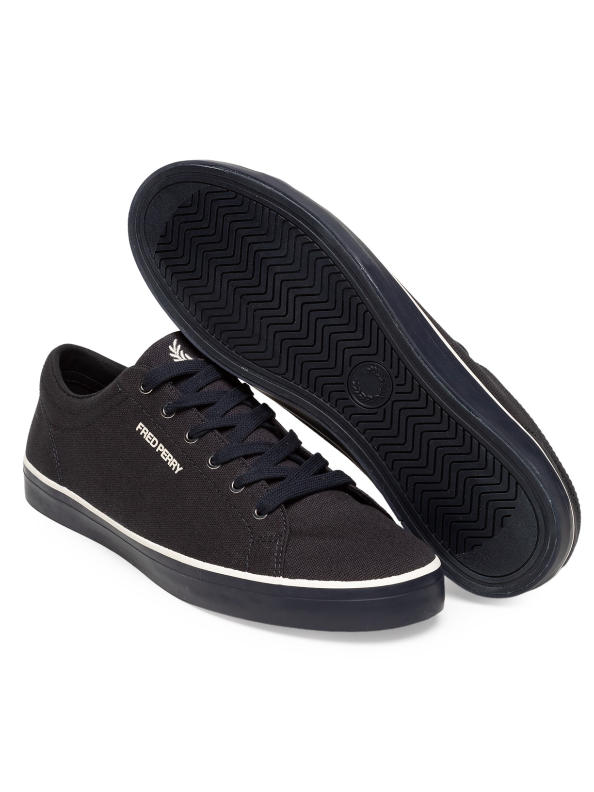 Tênis Casual Masculino Baseline Canvas Azul Fred Perry