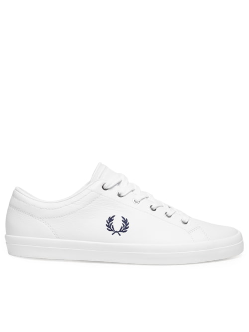 Tênis Casual Masculino Baseline Leather - Branco