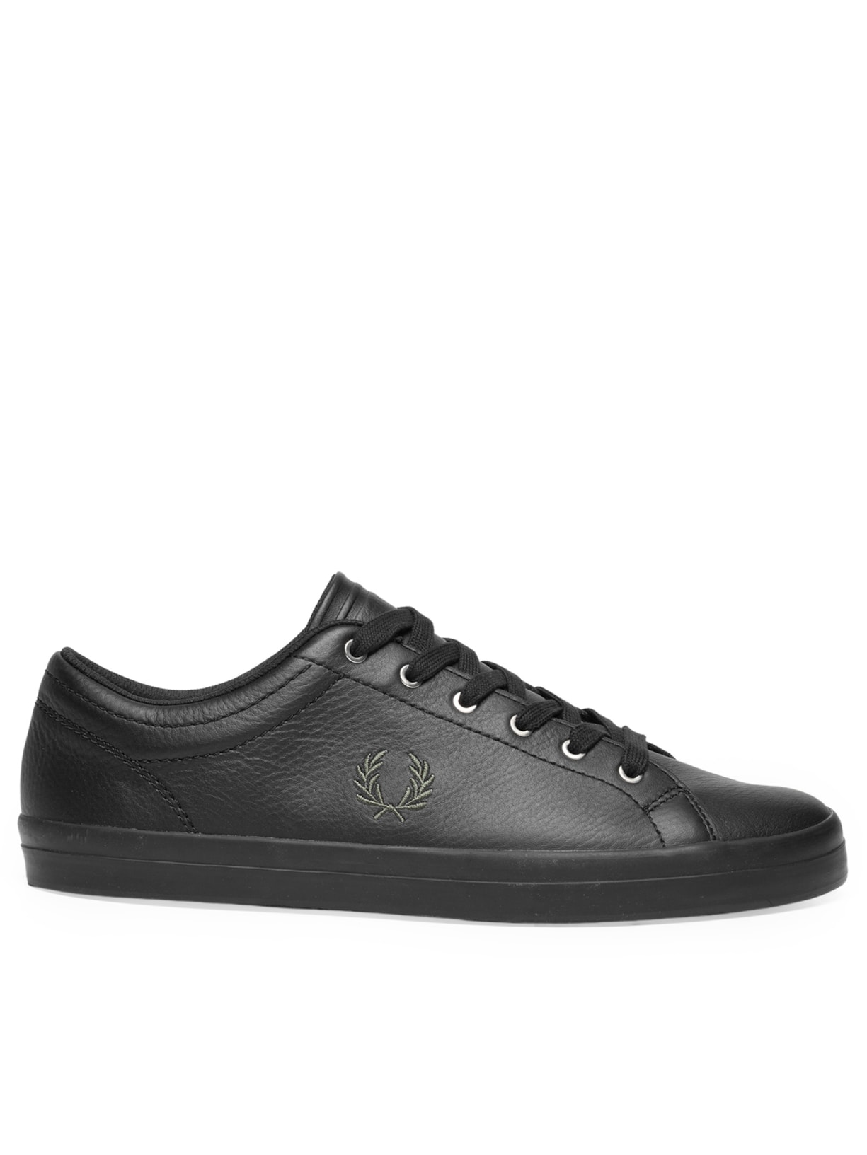 Tênis Casual Masculino Baseline Leather - Preto