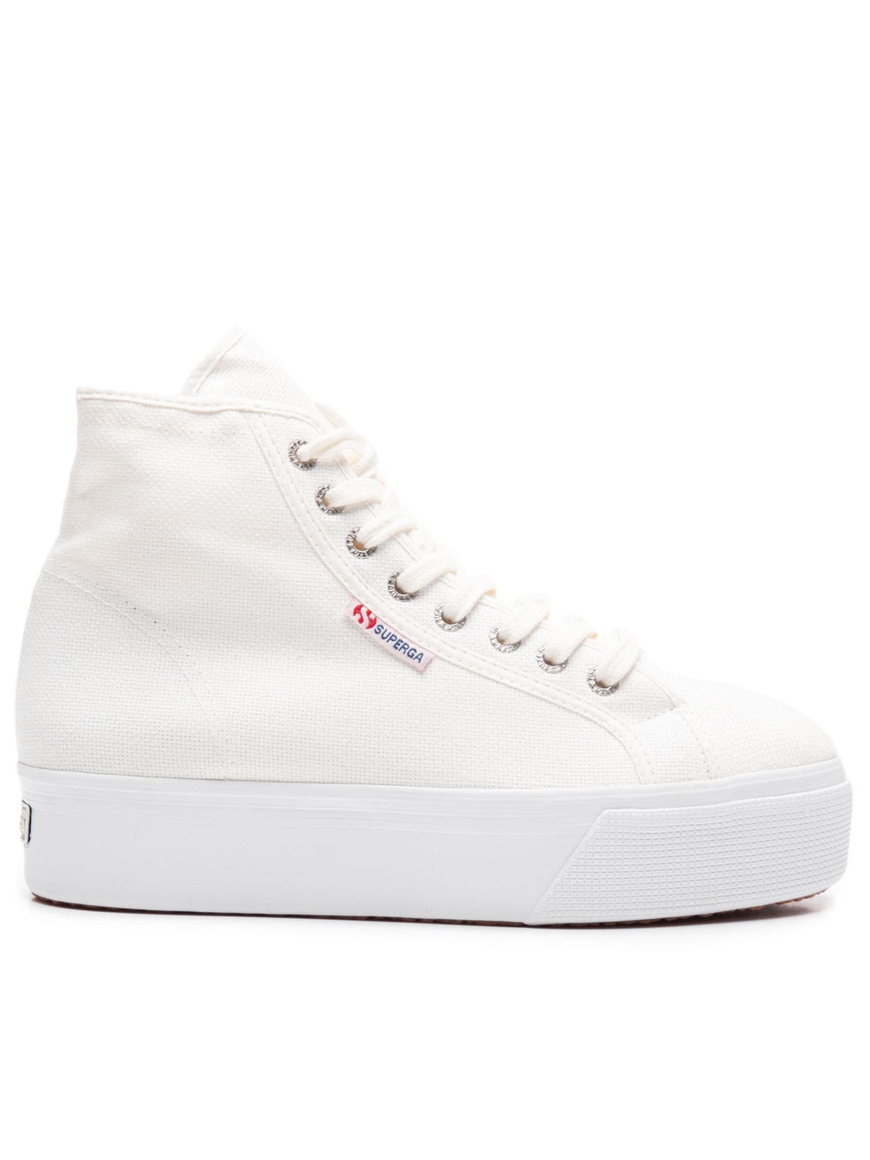 Tênis Feminino 2705 Hi Top Canvas - Branco