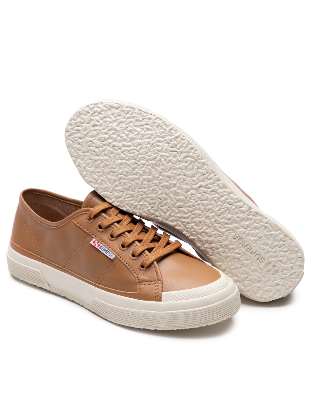 Tênis Feminino 2750 New Premium Leather Marrom Superga