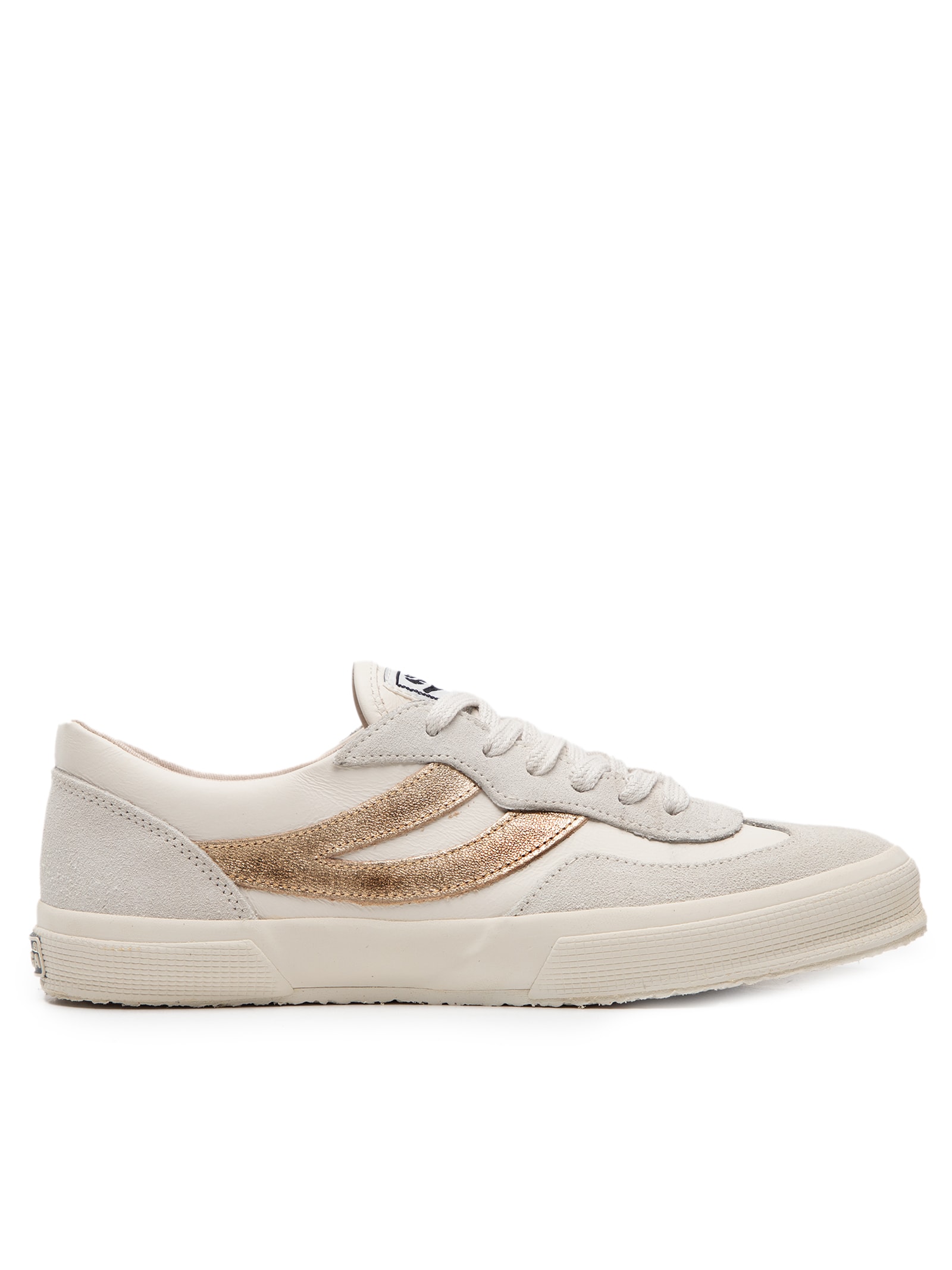 Tênis Feminino 2750 Revolley Leather Suede - Superga - Off White