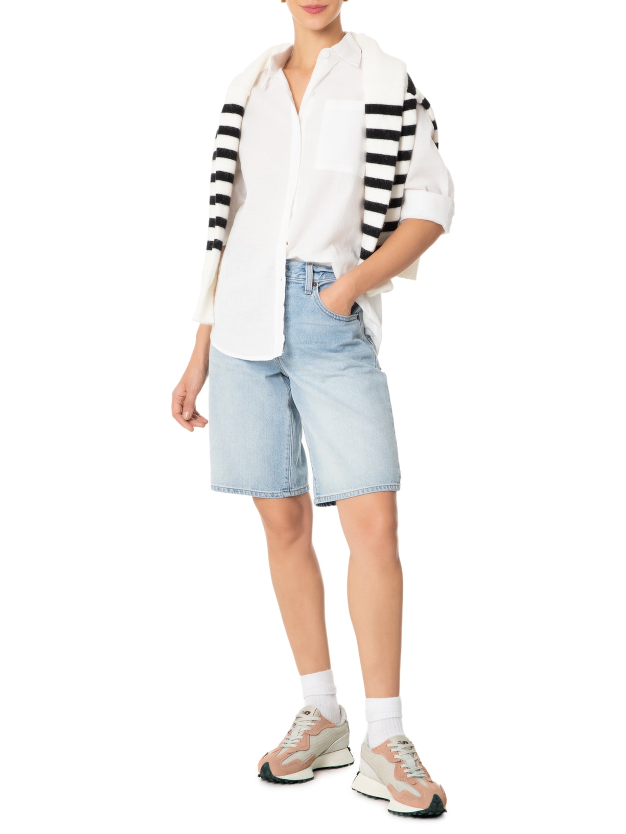 Tênis Feminino 327 Warped Bege New Balance