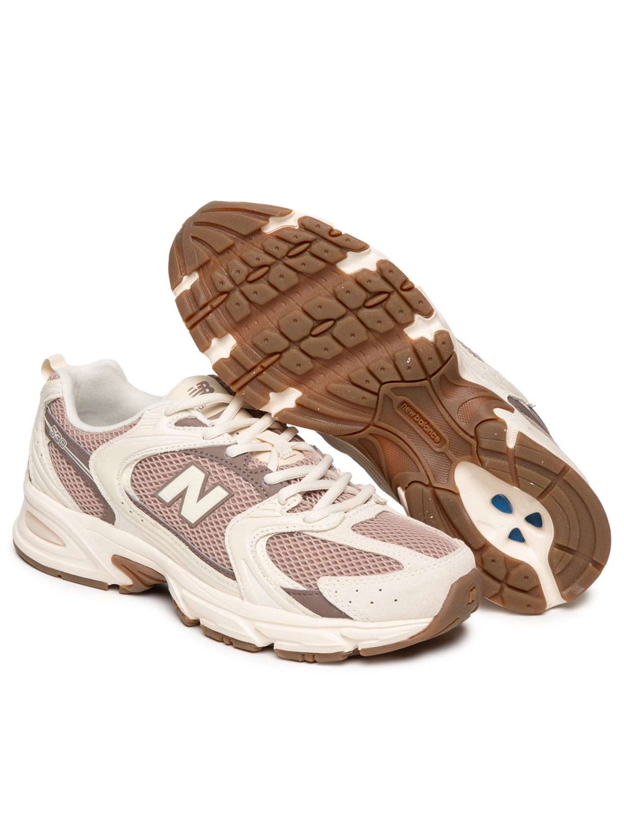 530 Brown Tan Tênis New Balance 530 Couro Marrom New Balance