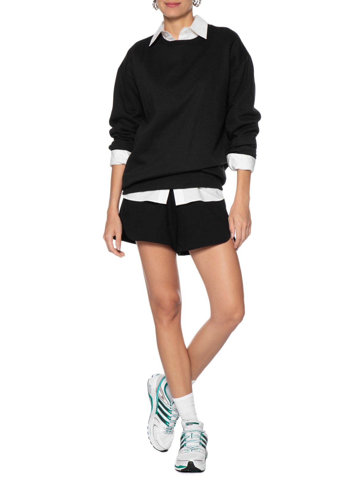 Tênis Feminino Adistar Control 5 S&R Branco Sporty & Rich X Adidas