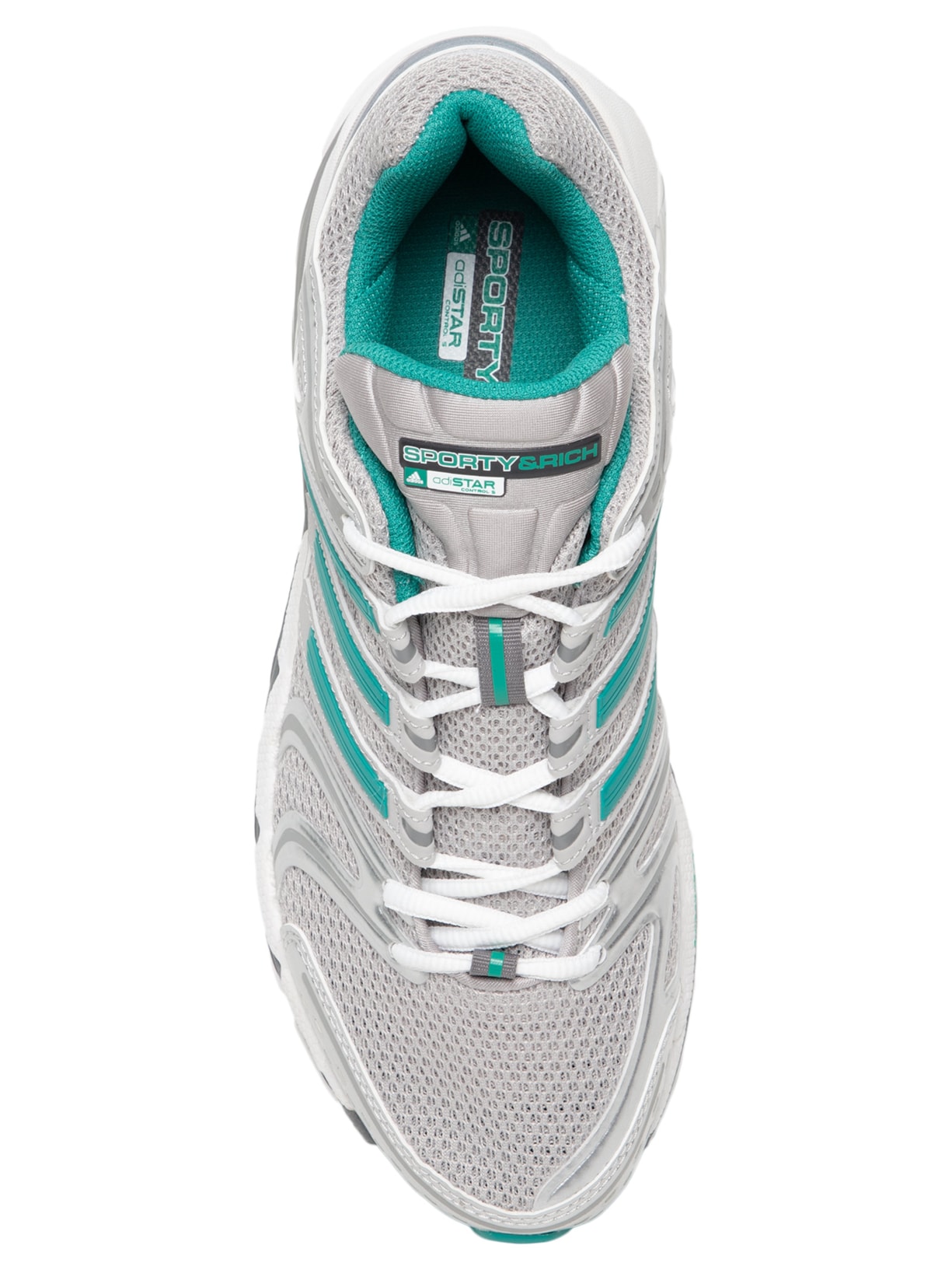 Tênis Feminino Adistar Control 5 S&R Prateado Sporty & Rich X Adidas