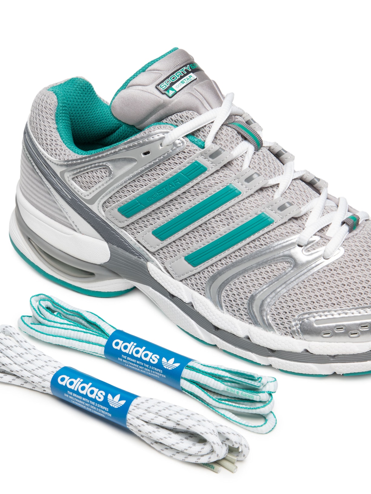 Tênis Feminino Adistar Control 5 S&R Prateado Sporty & Rich X Adidas