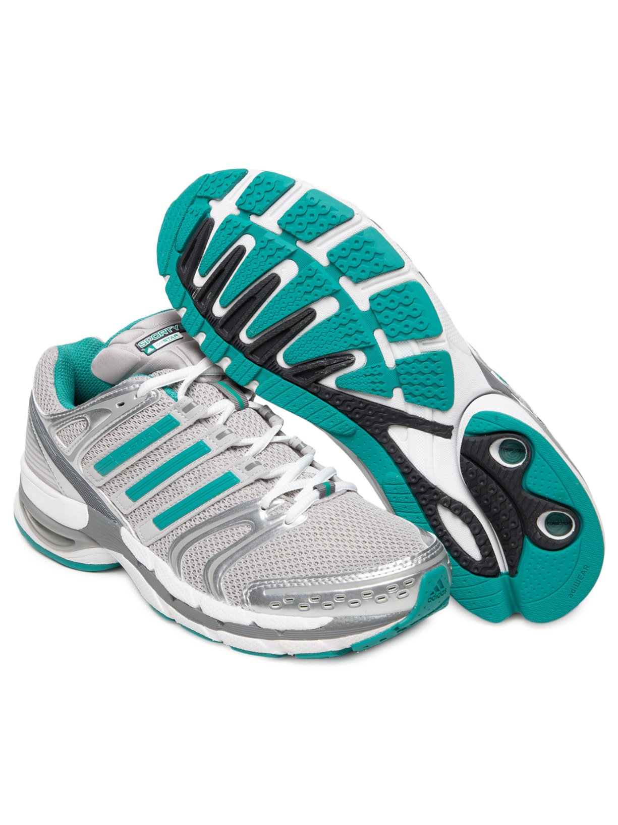 Tênis Feminino Adistar Control 5 S&R Prateado Sporty & Rich X Adidas