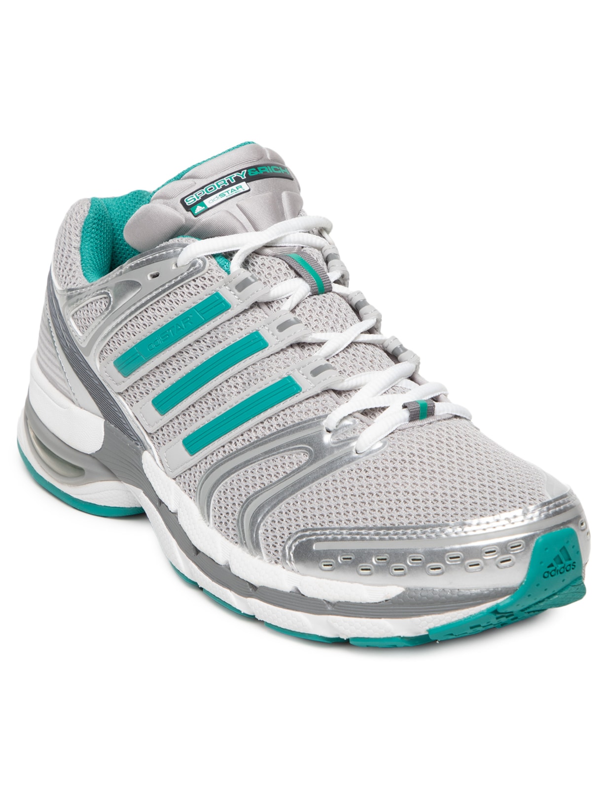 Tênis Feminino Adistar Control 5 S&R Prateado Sporty & Rich X Adidas
