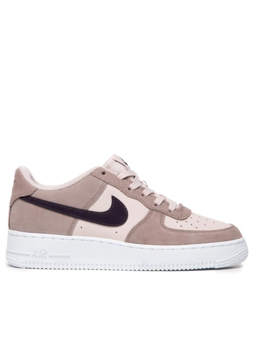 Tênis Feminino Air Force 1 Essential + Big Kids' - Marrom