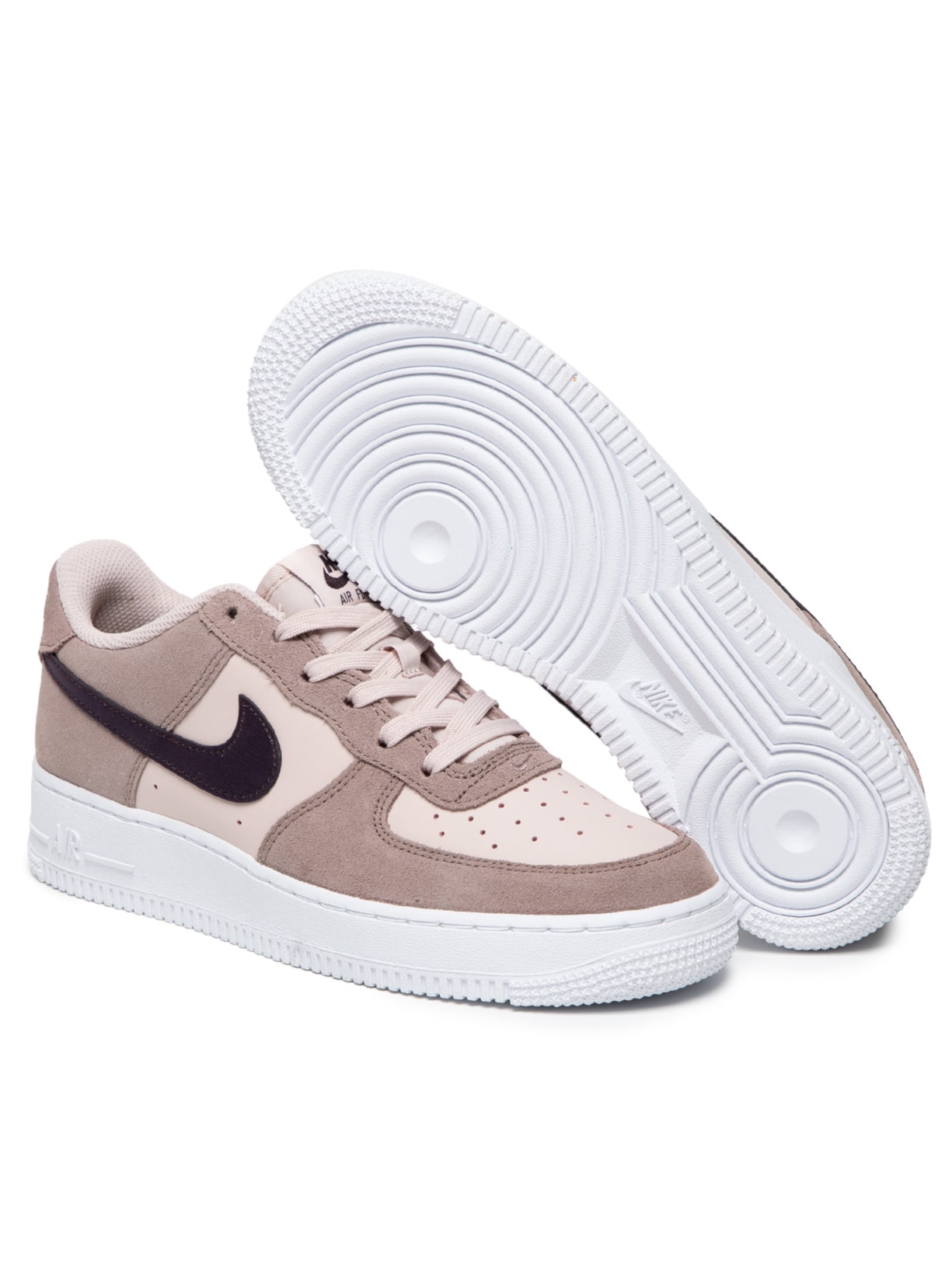 Tênis Feminino Air Force 1 Essential + Big Kids' Marrom Nike