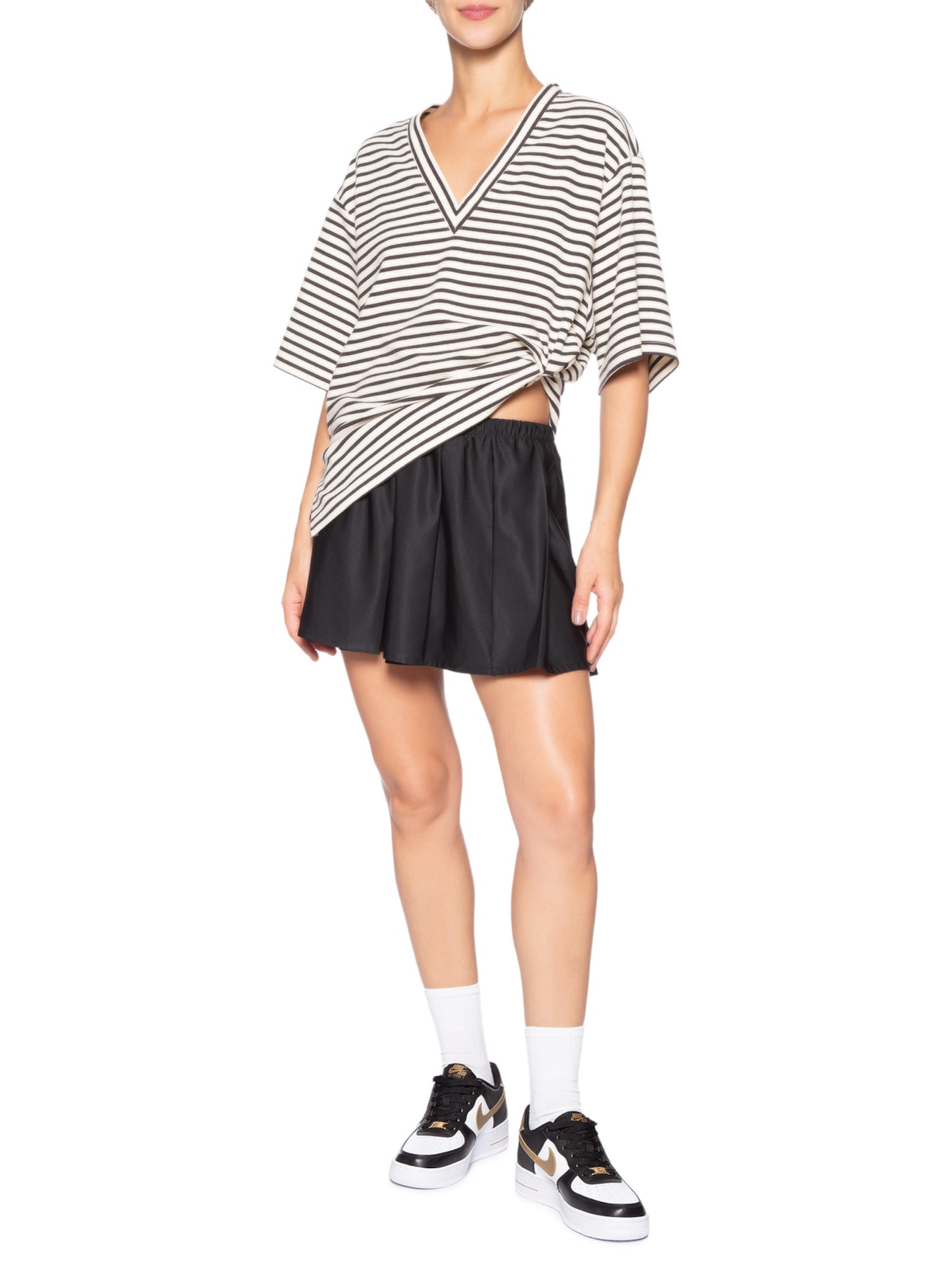 Tênis Feminino Air Force 1 Low Preto Nike