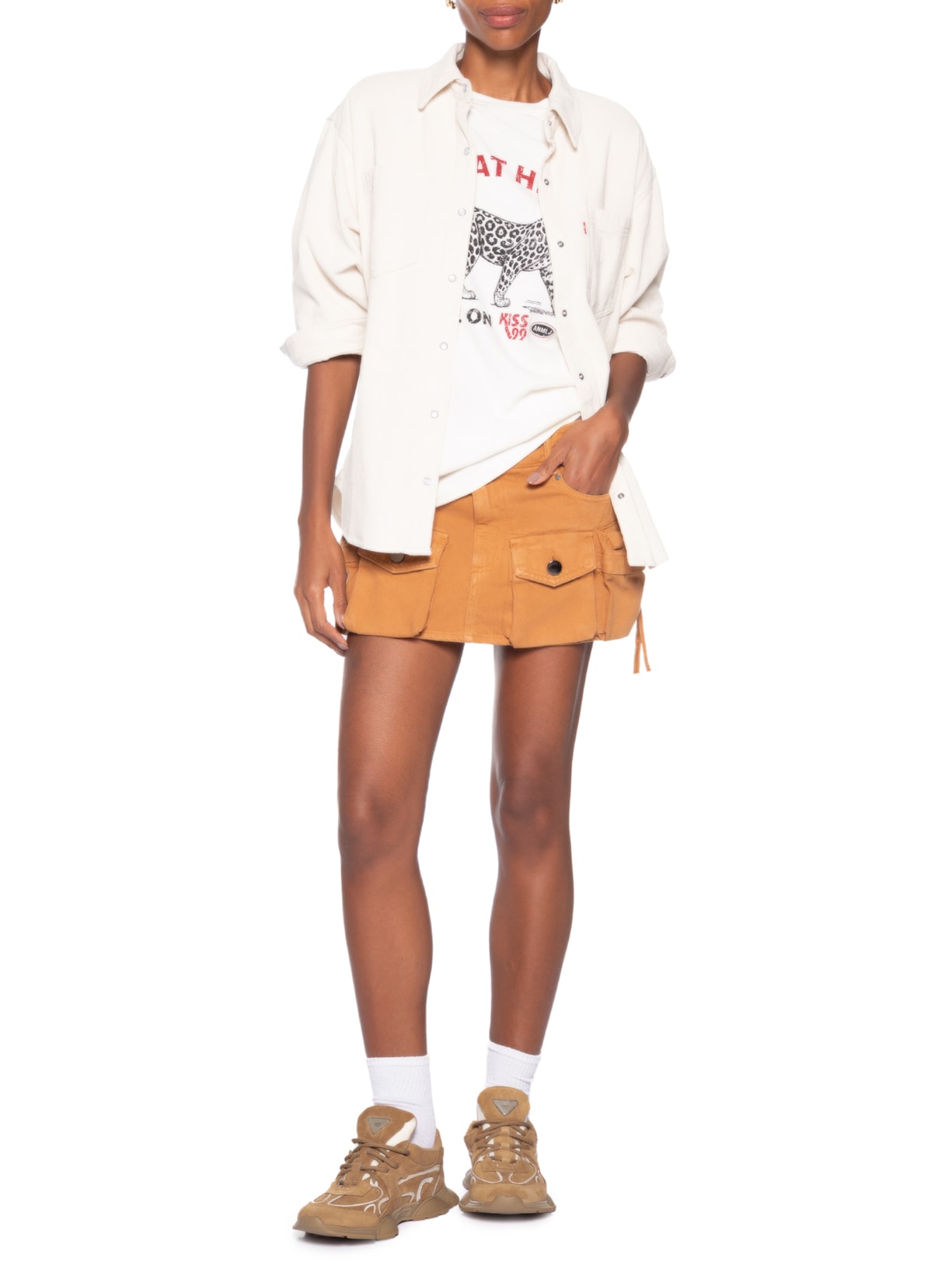 Tênis Feminino Bubble Marrom Schutz