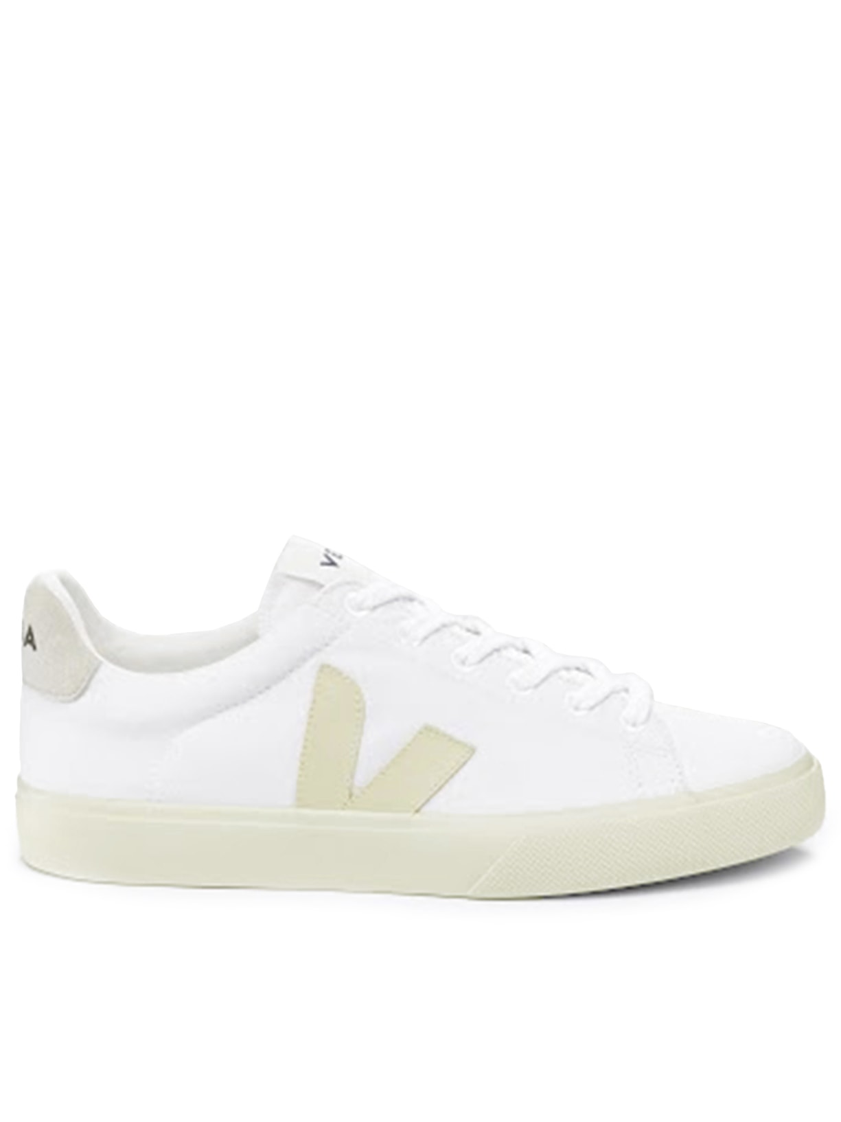 Tênis Feminino Campo Canvas White Pierre - Bege