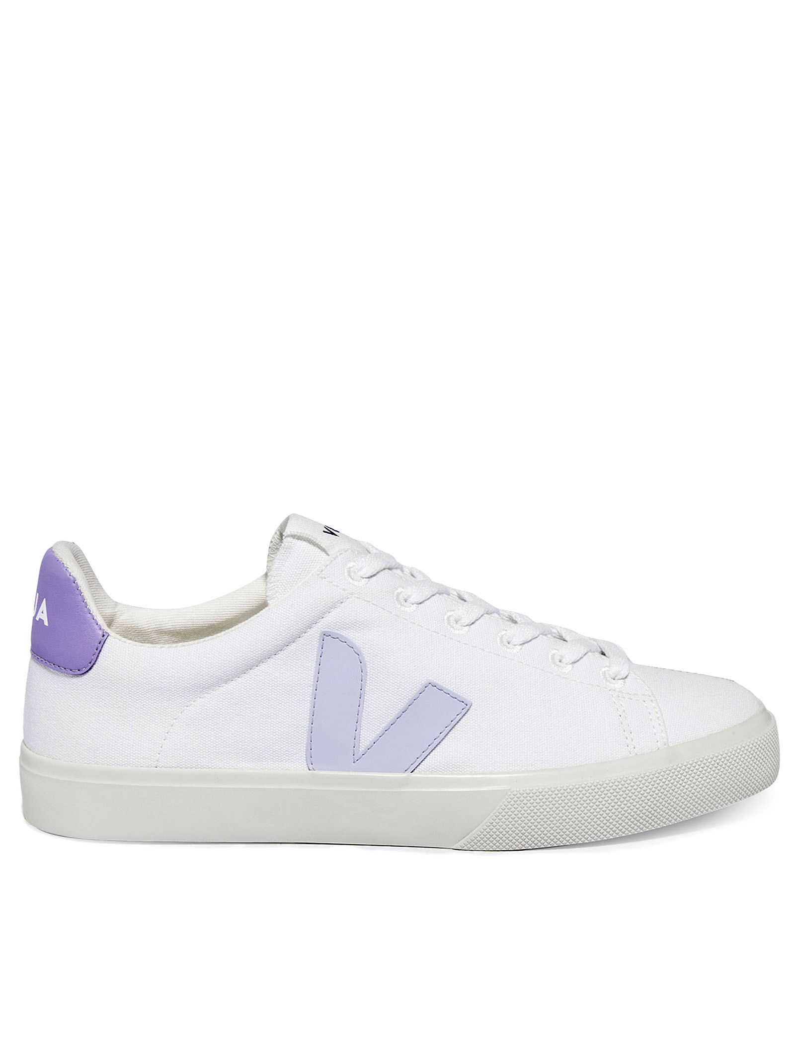 Veja - Tênis Feminino Campo Canvas White Swan Lavande - Roxo
