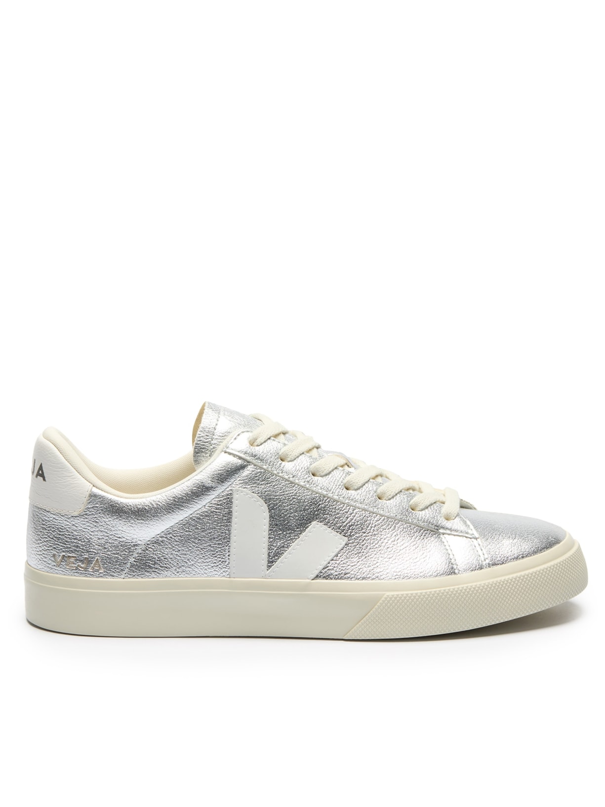Tênis Feminino Campo Chromefree Leather - Prata