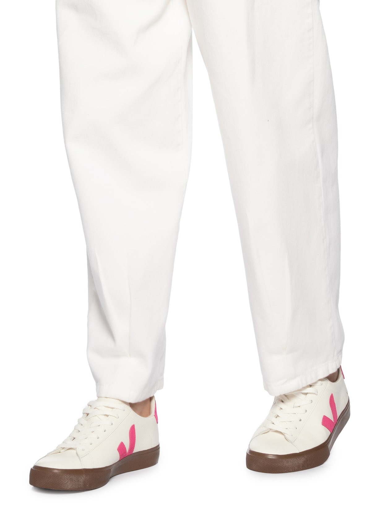 Tênis Feminino Campo Leather Branco Veja