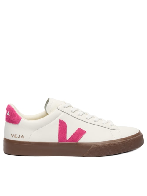 Tênis Feminino Campo Leather - Branco
