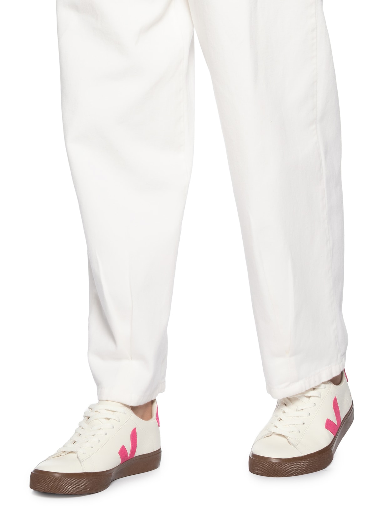 Tênis Feminino Campo Leather Branco Veja