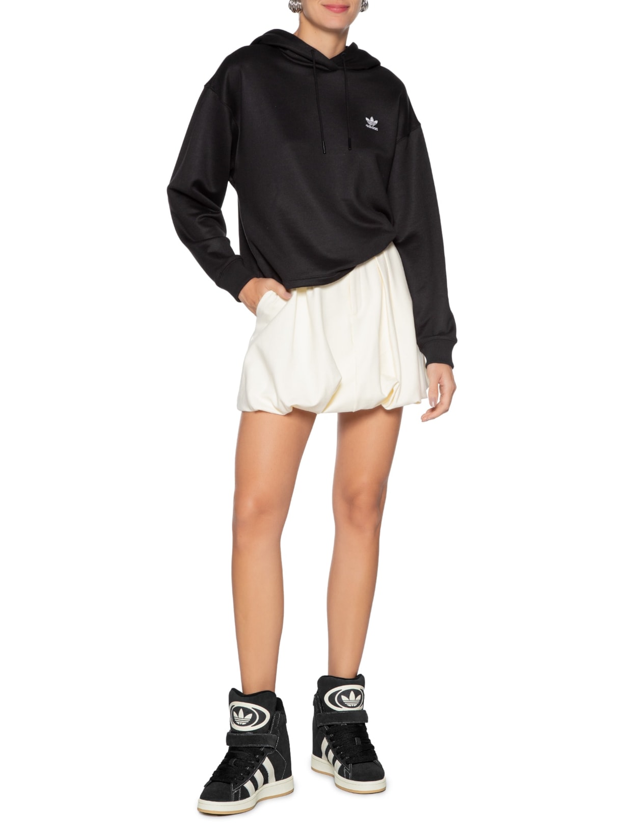 Tênis Feminino Campus Bold Preto Adidas Originals