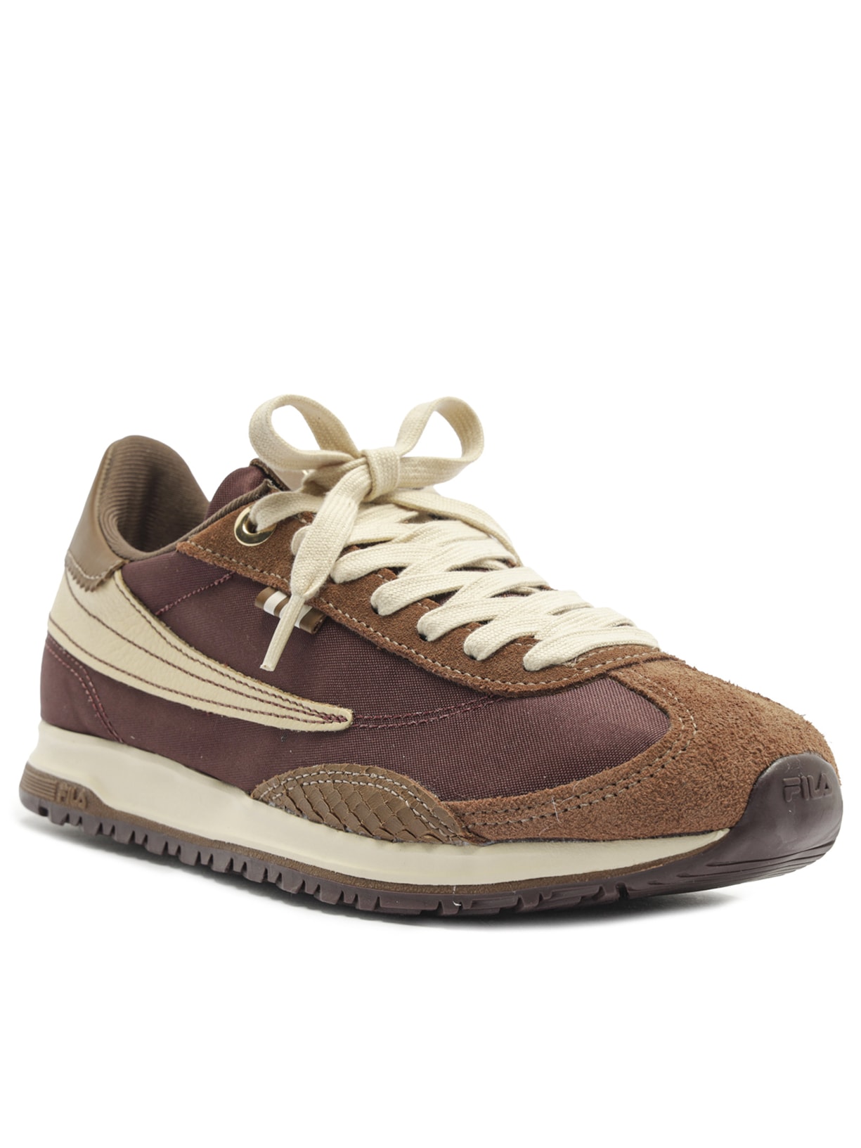 Tênis Feminino Camurça Marrom Arezzo + Fila