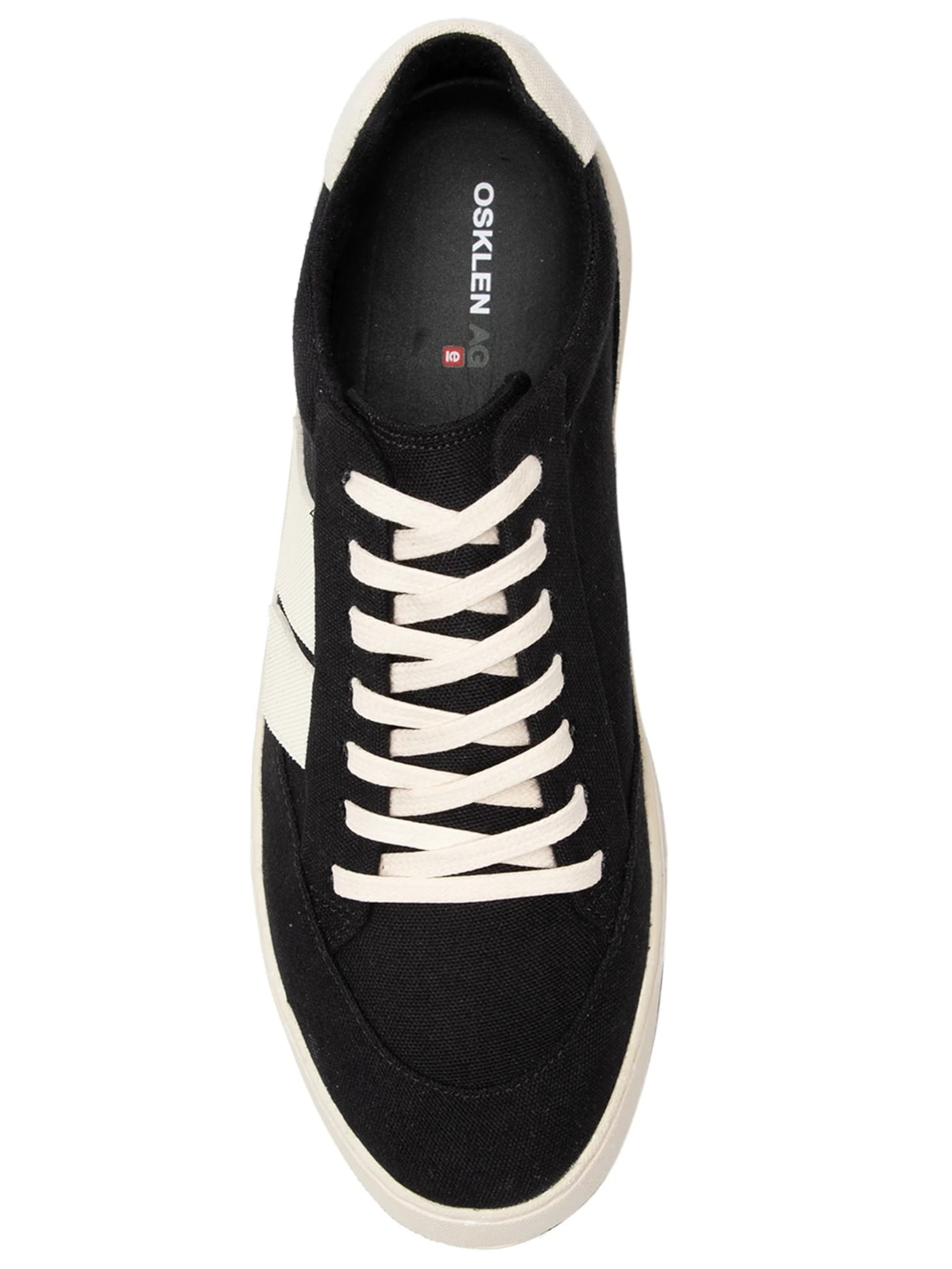 Tênis Feminino Canvas Ag Sneaker Preto Osklen