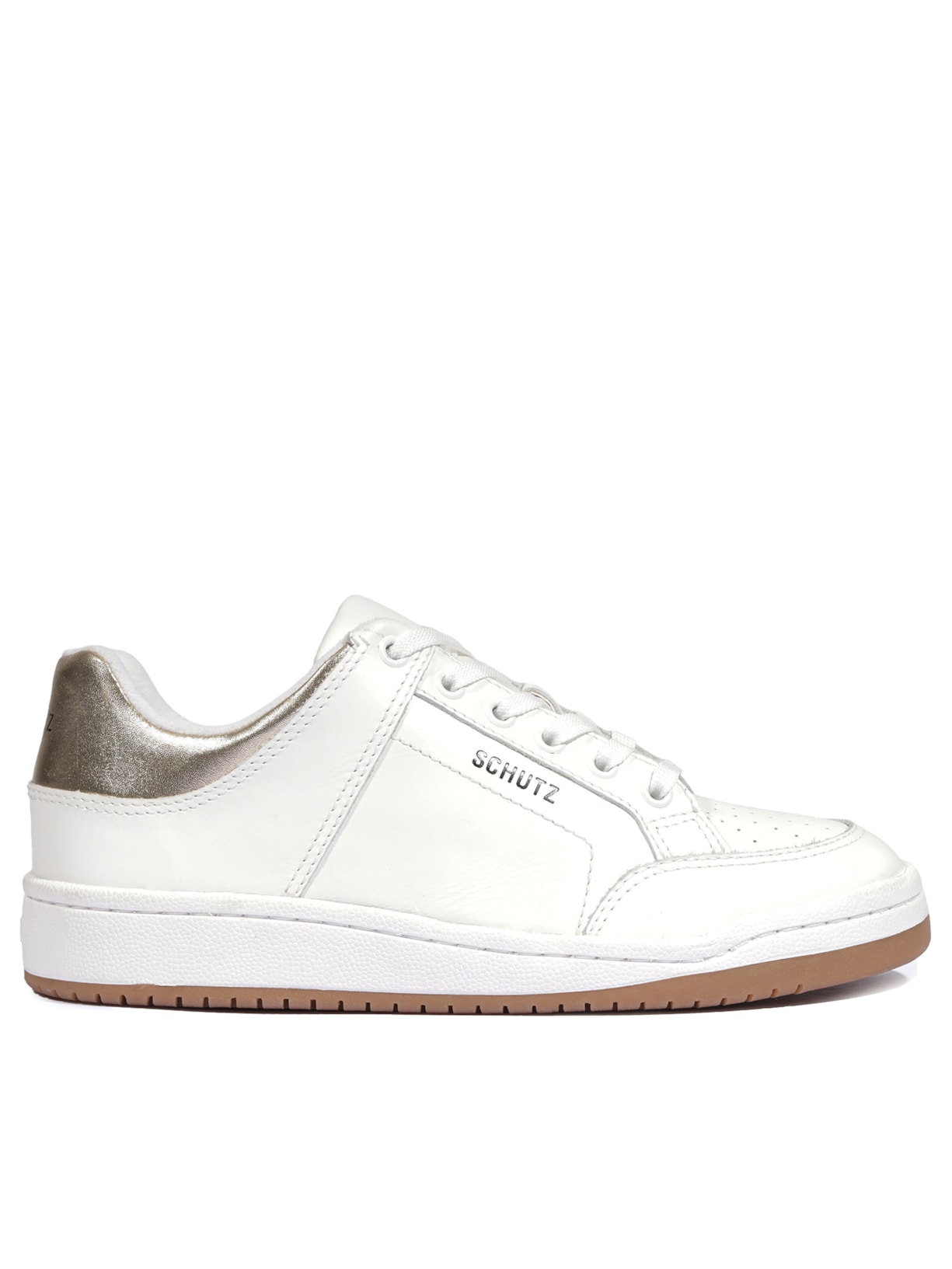 Tênis Feminino Casual Cloud Nappa/Metalic Napa - Branco