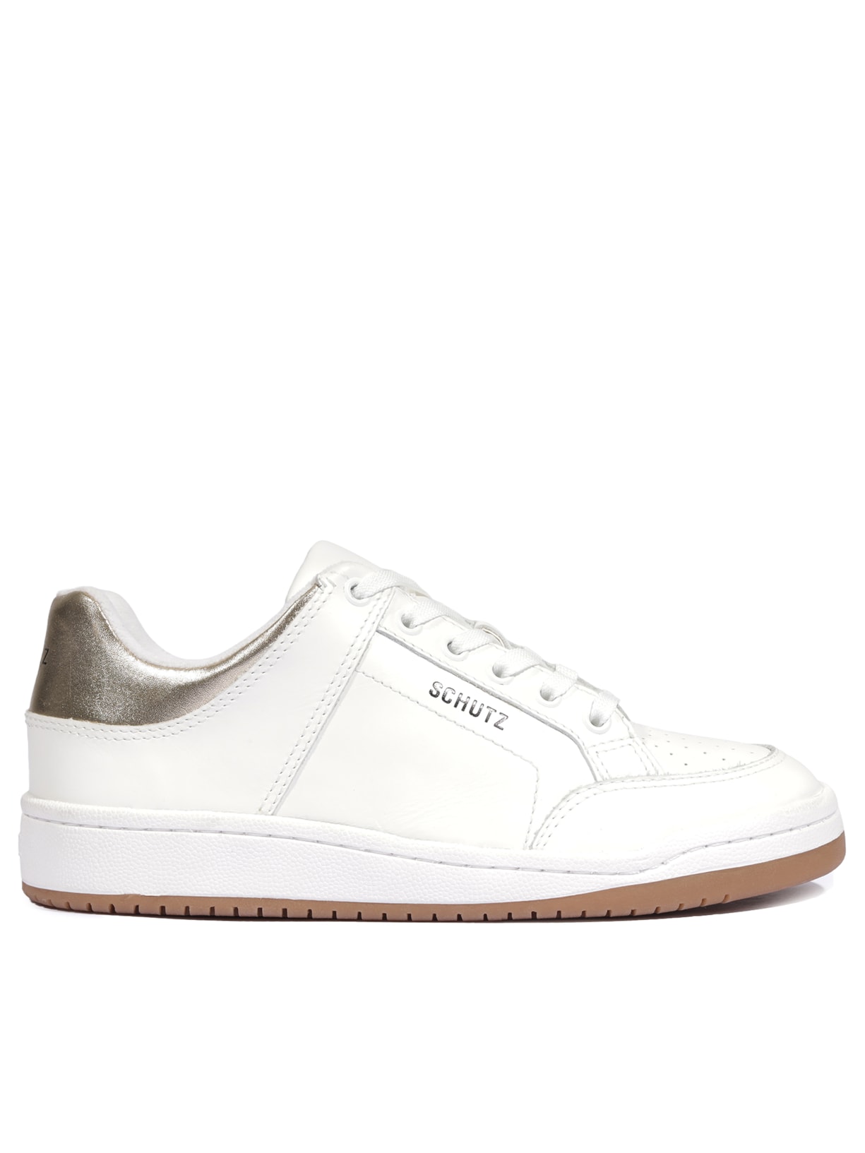 Tênis Feminino Casual Cloud Nappa/Metalic Napa Branco Schutz