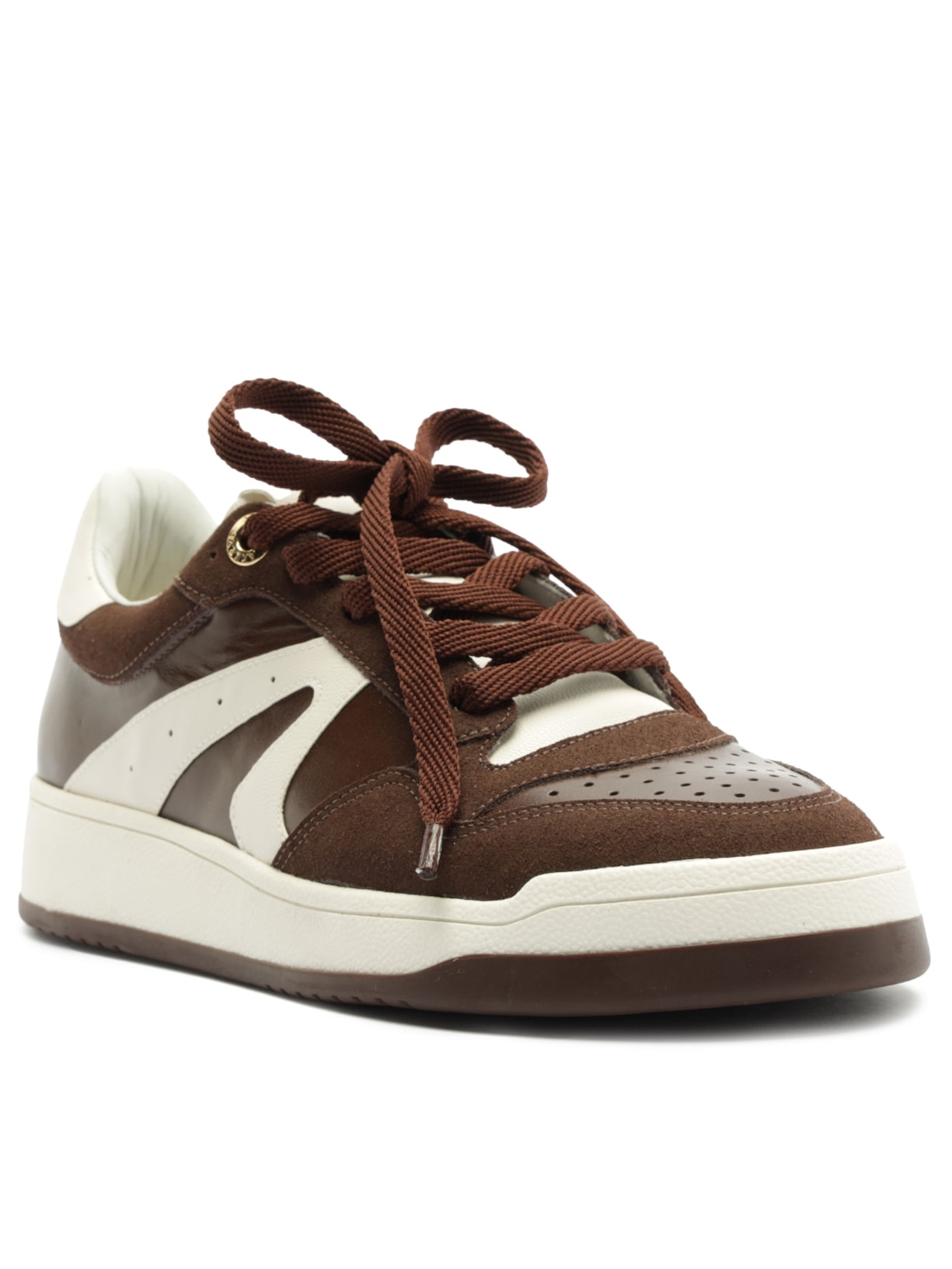 Tênis Feminino Casual Hels/Ec Goat Marrom Arezzo