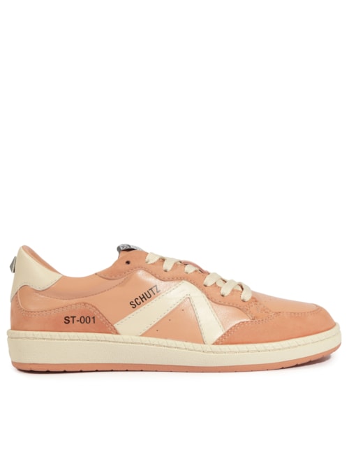 Tênis Feminino Casual Soft Calf Lisboa/ Heavy Suede - Rosa