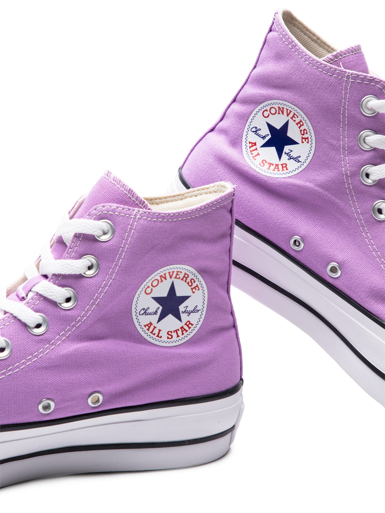 Star Lilas Tenis All Star Infantil Cano Alto Feminino All Star