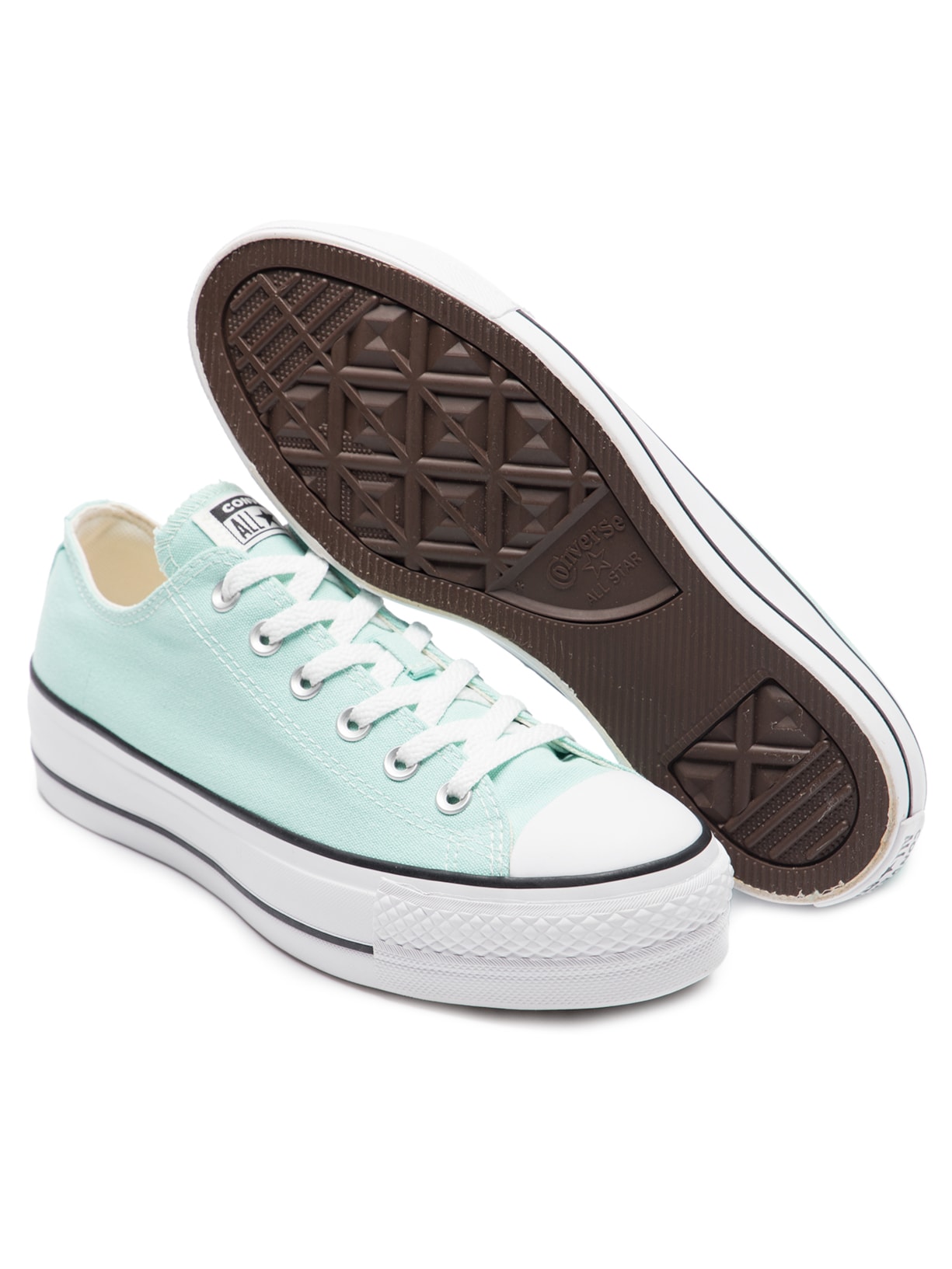 Tênis Feminino Chuck Taylor All Star Lift Seasonal Verde Converse