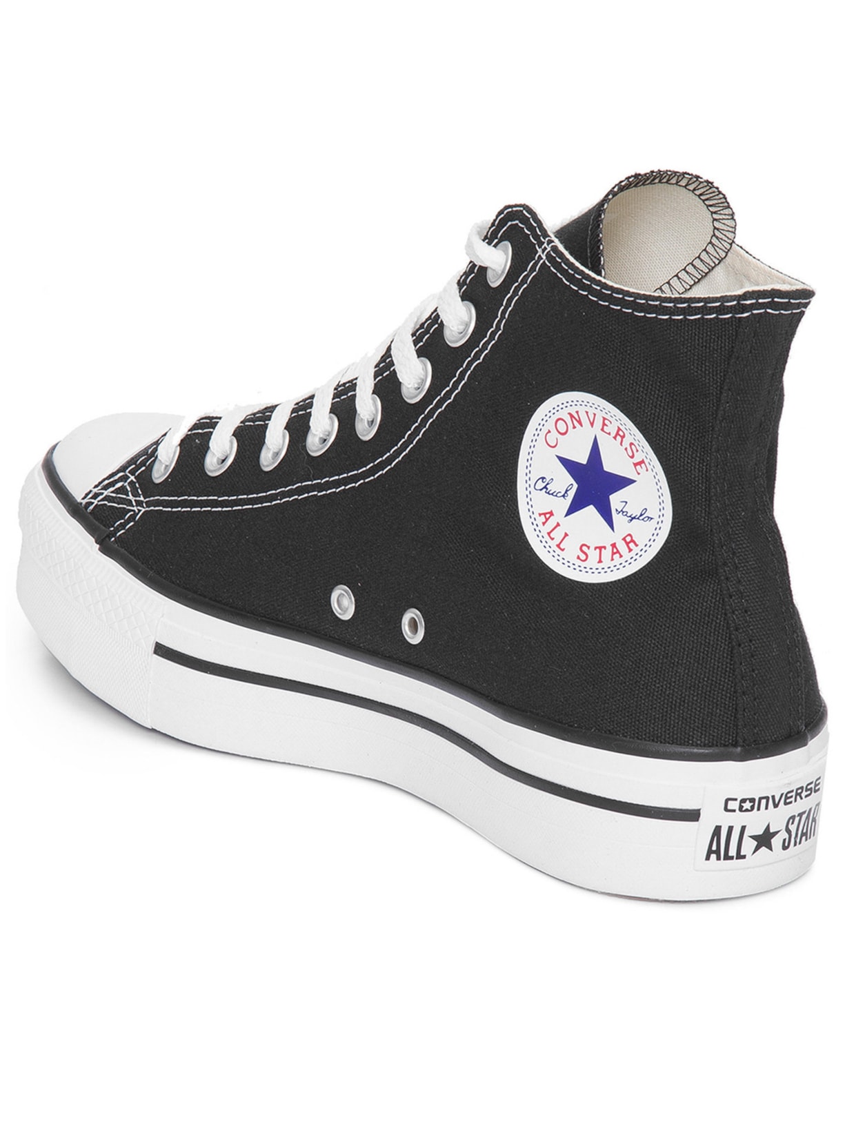 Converse Tênis Feminino Chuck Taylor All Star Platform Hi Preto