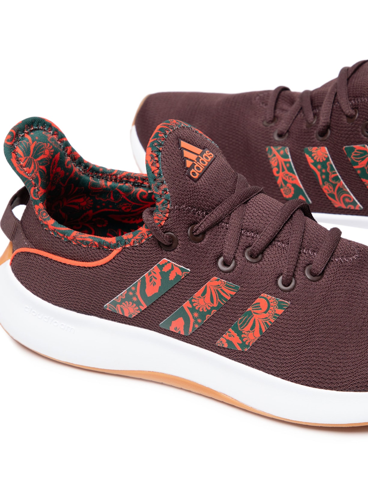 Tênis Feminino Cloudfoam Pure Adidas Farm Marrom