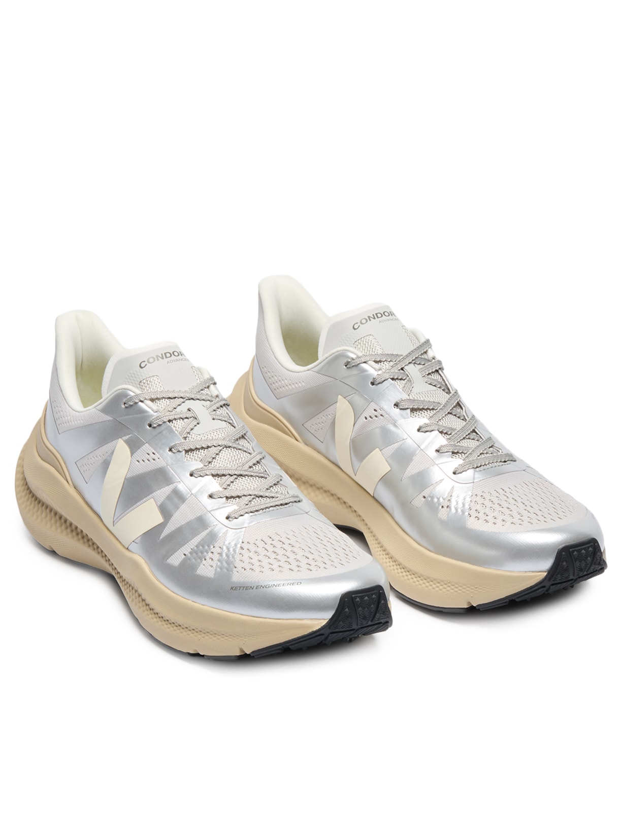 Tênis Feminino Condor 3 Adv Prateado Veja