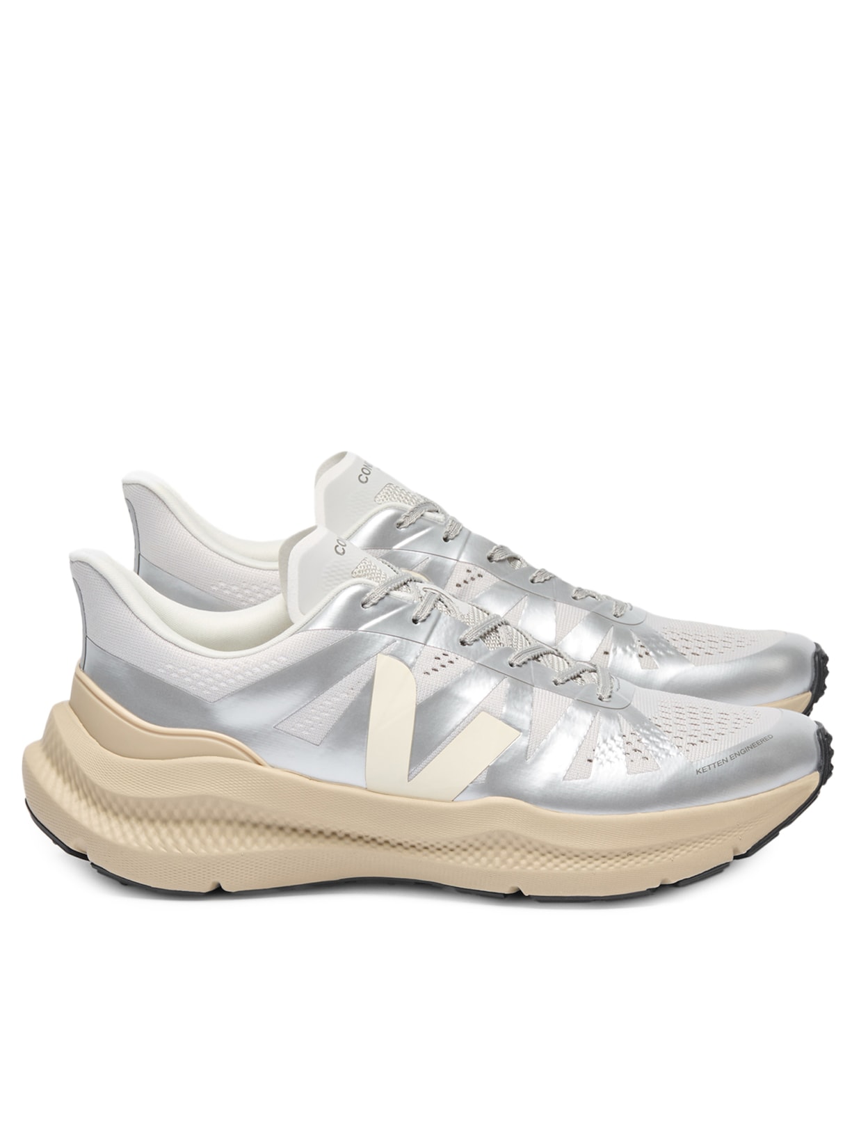 Tênis Feminino Condor 3 Adv Prateado Veja