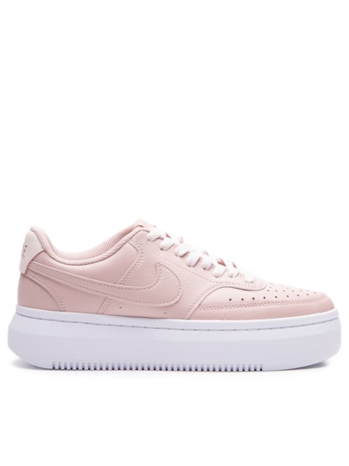 Tênis Feminino Court Vision Alta Ltr - Rosa