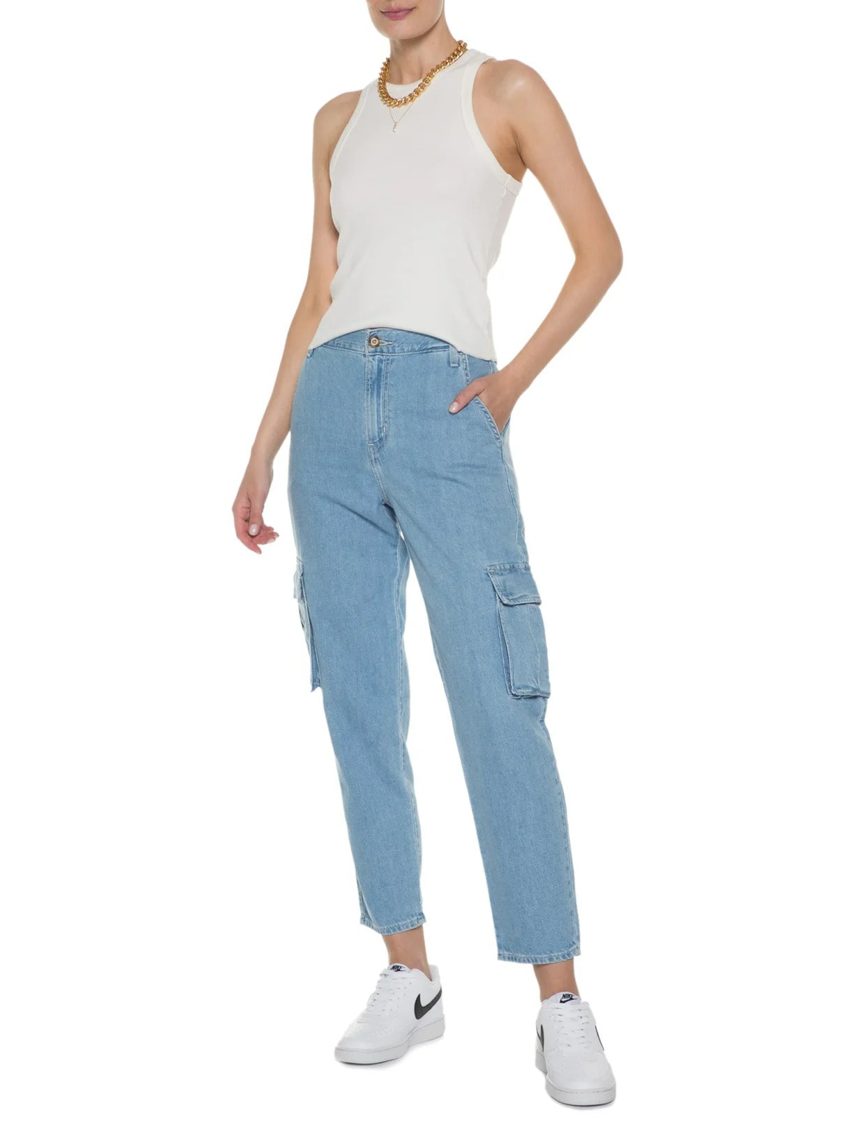 Tênis Feminino Court Vision Lo Be Branco Nike