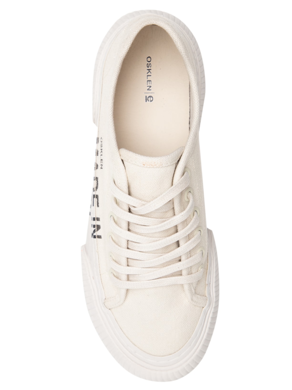 Tênis Feminino Creeper Lona Made In Brazil Bege Osklen