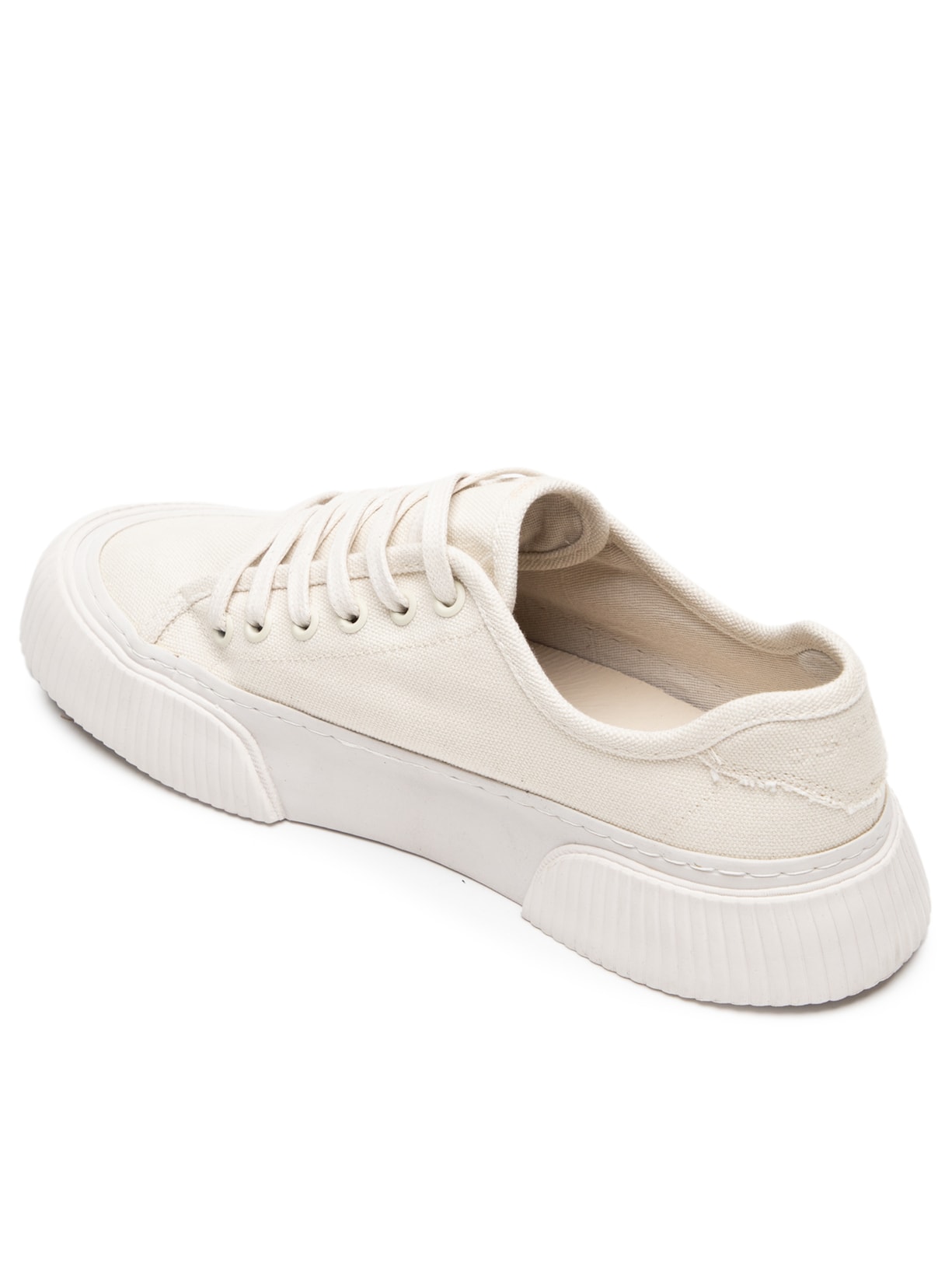 Tênis Feminino Creeper Lona Made In Brazil Bege Osklen