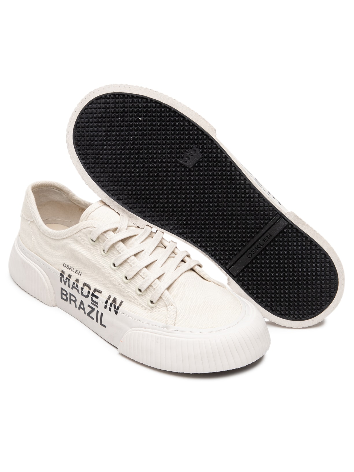 Tênis Feminino Creeper Lona Made In Brazil Bege Osklen