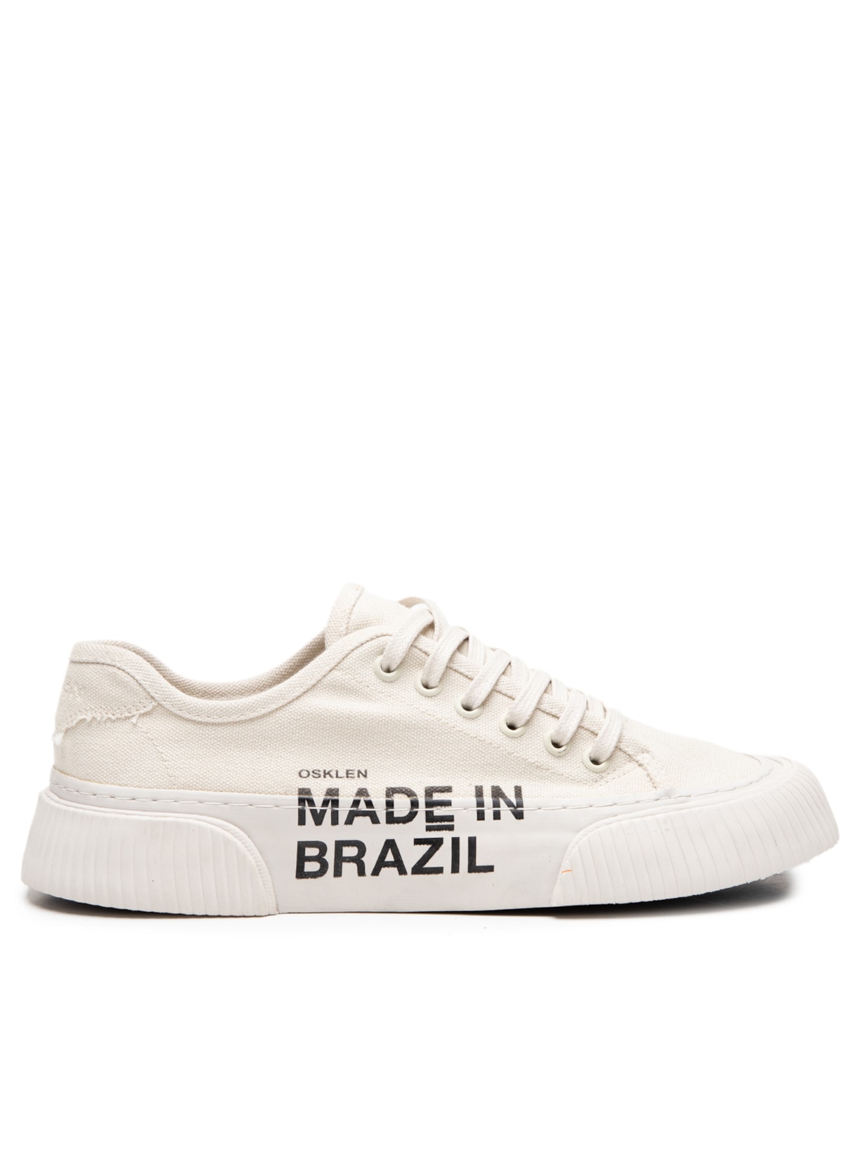 Tênis Feminino Creeper Lona Made In Brazil Bege Osklen