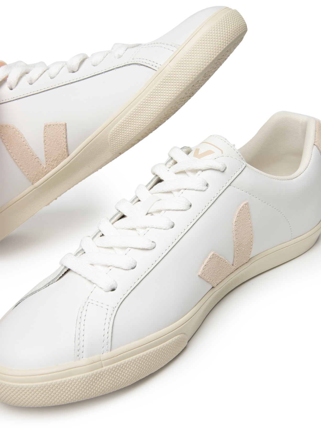 Tênis Feminino Esplar Leather Extra White Sable Bege Veja