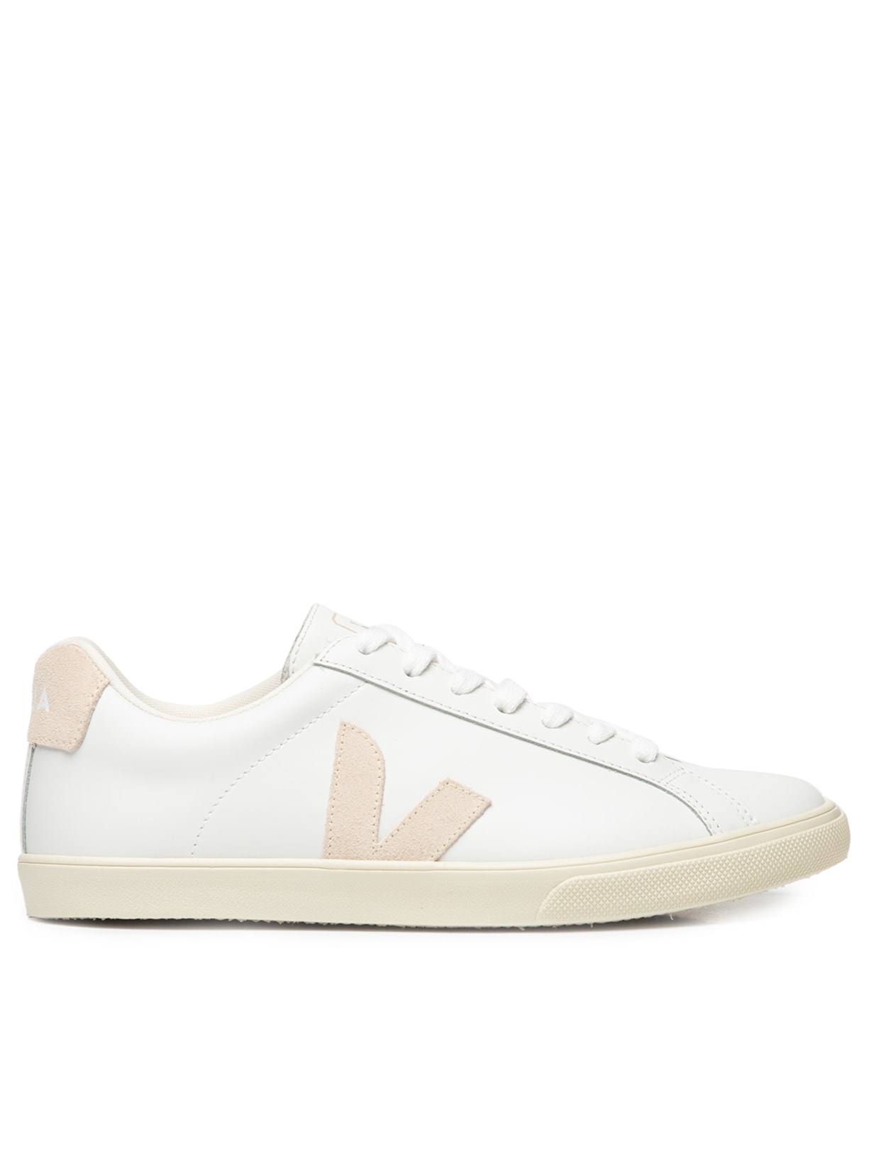 Tênis Feminino Esplar Leather Extra White Sable Bege Veja
