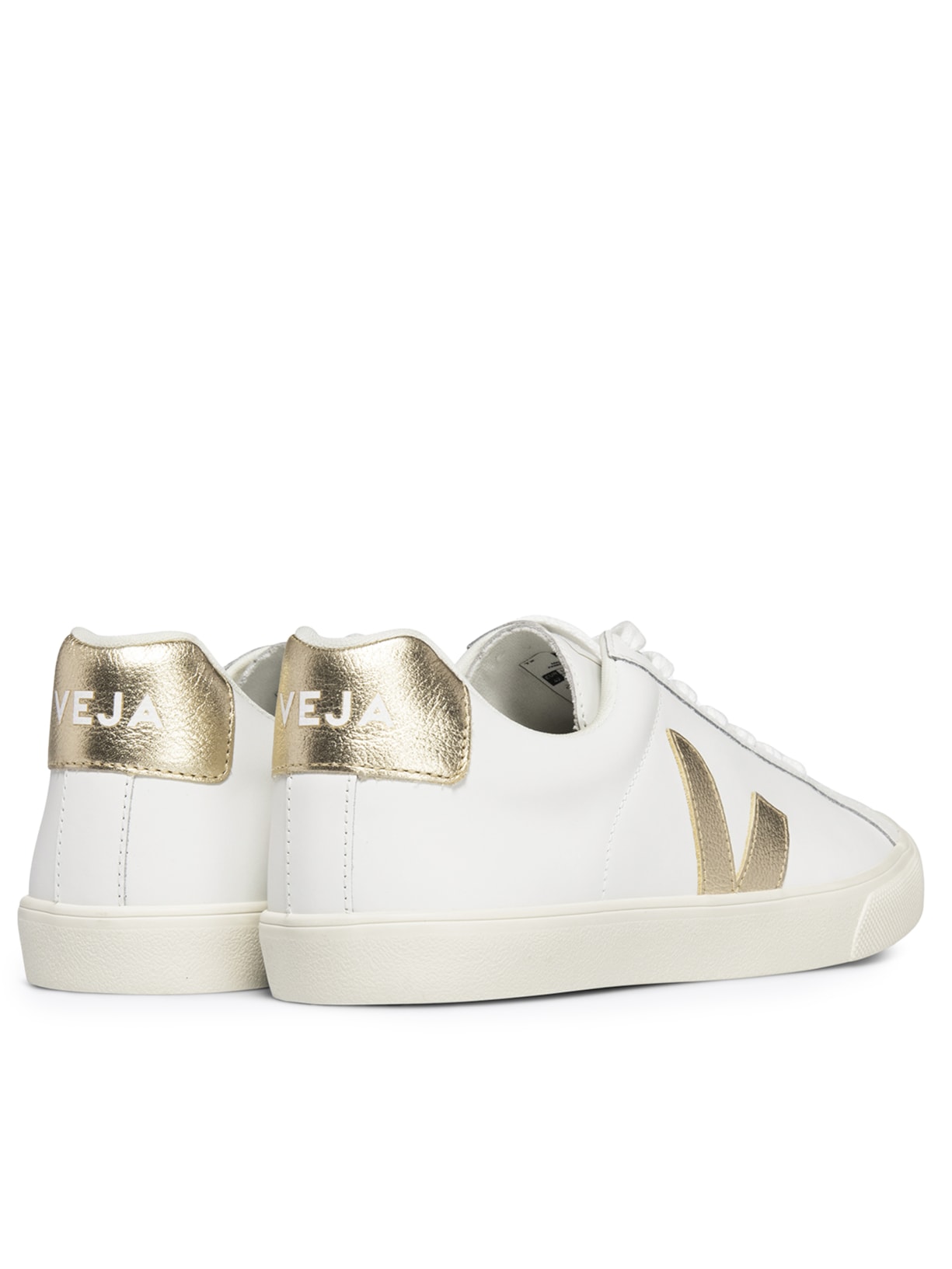 Tênis Feminino Esplar Logo Leather Branco Veja