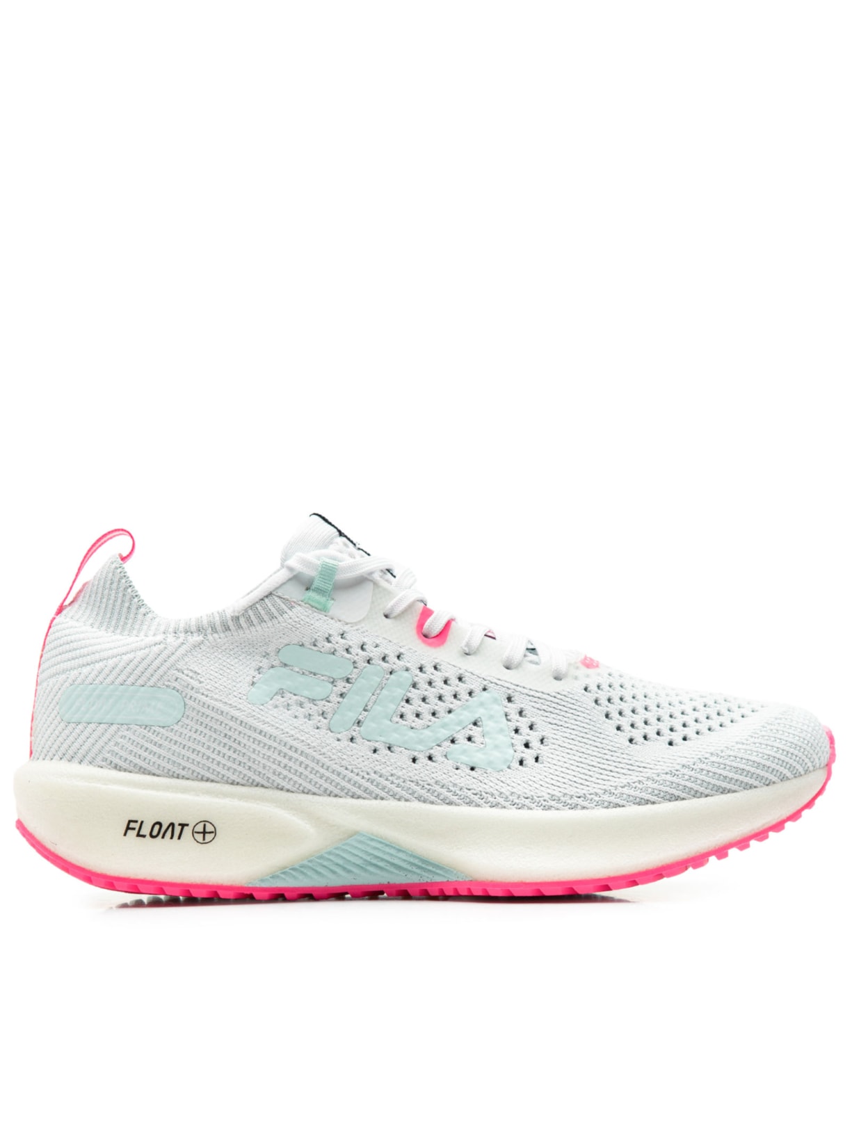 Tênis Feminino Float Prime White Blue Glass Fluor Pink - Azul