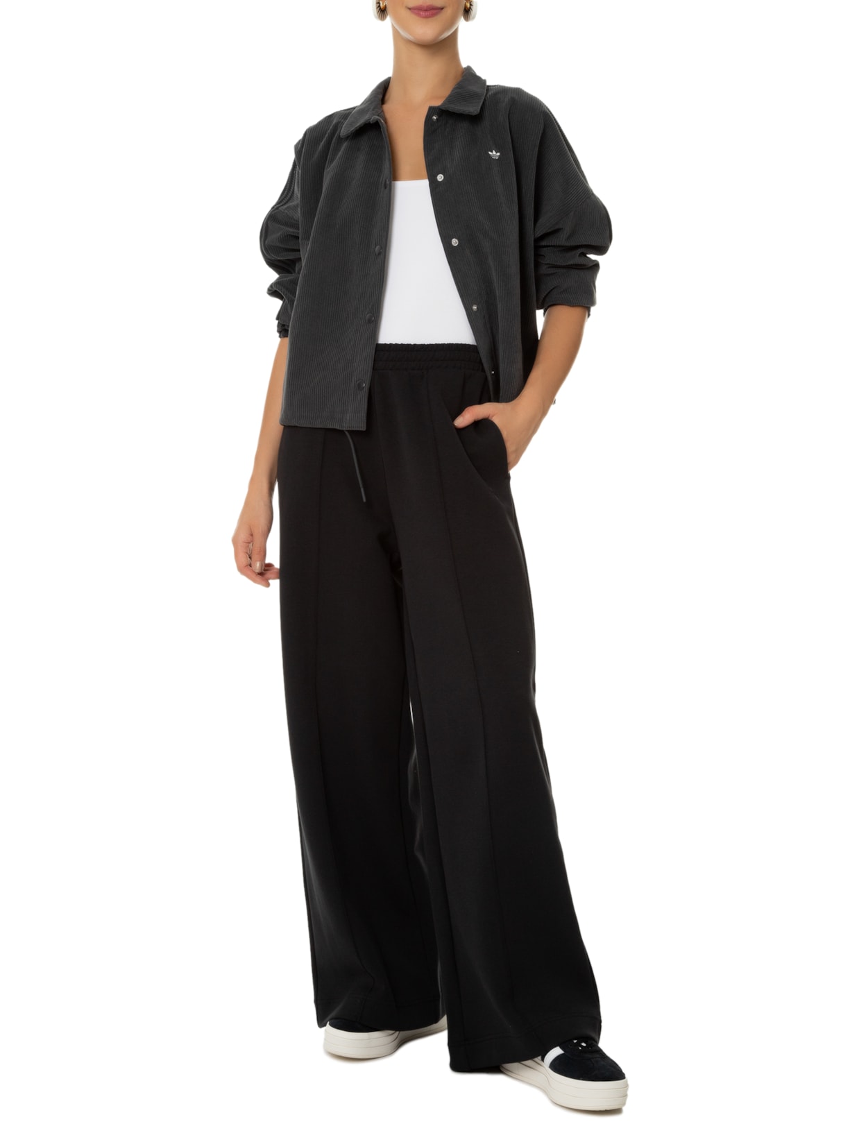 Tênis Feminino Gazelle Bold Preto Adidas Originals