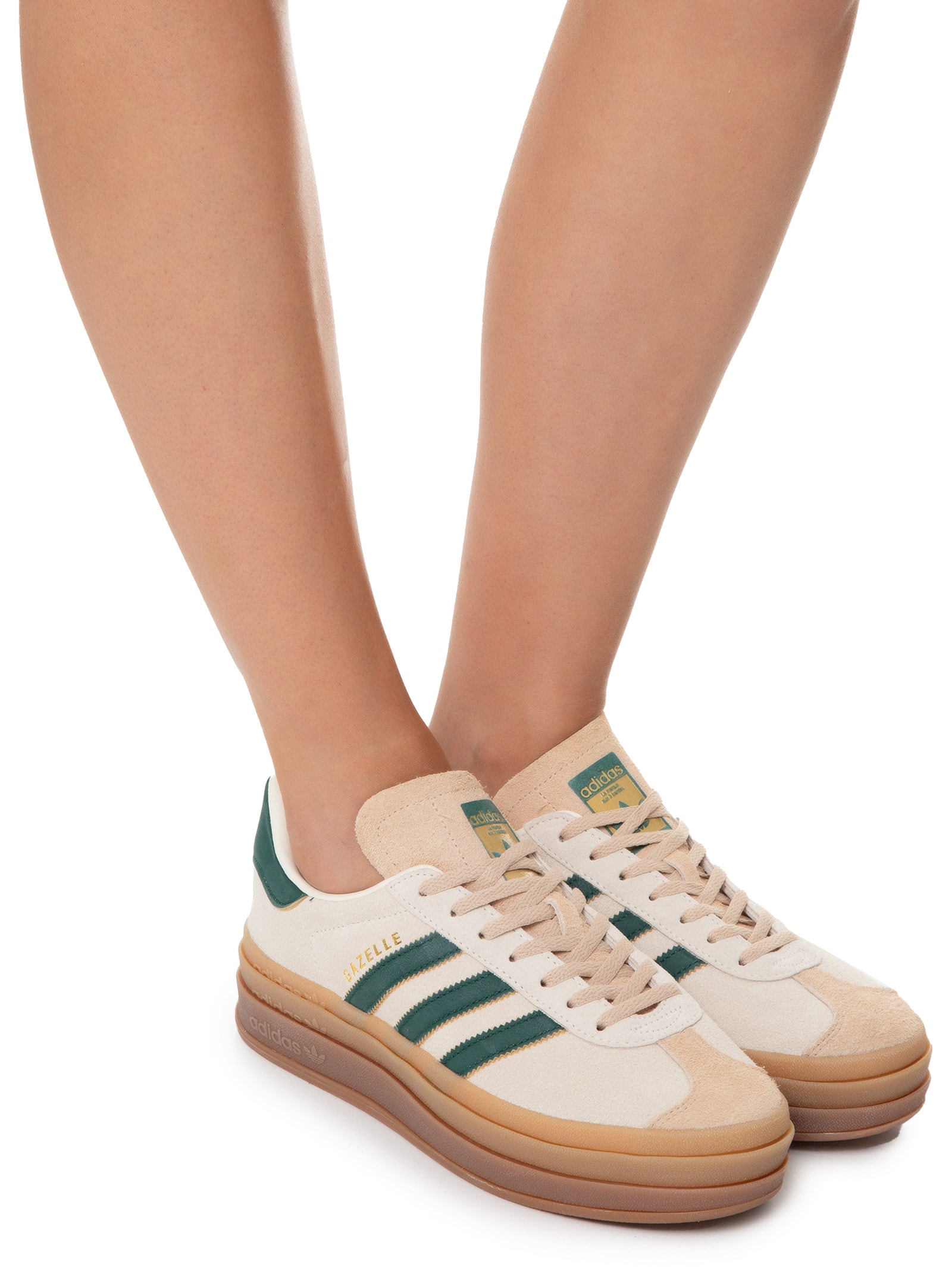 Tênis Feminino Gazelle Bold W- Adidas Originals - Bege
