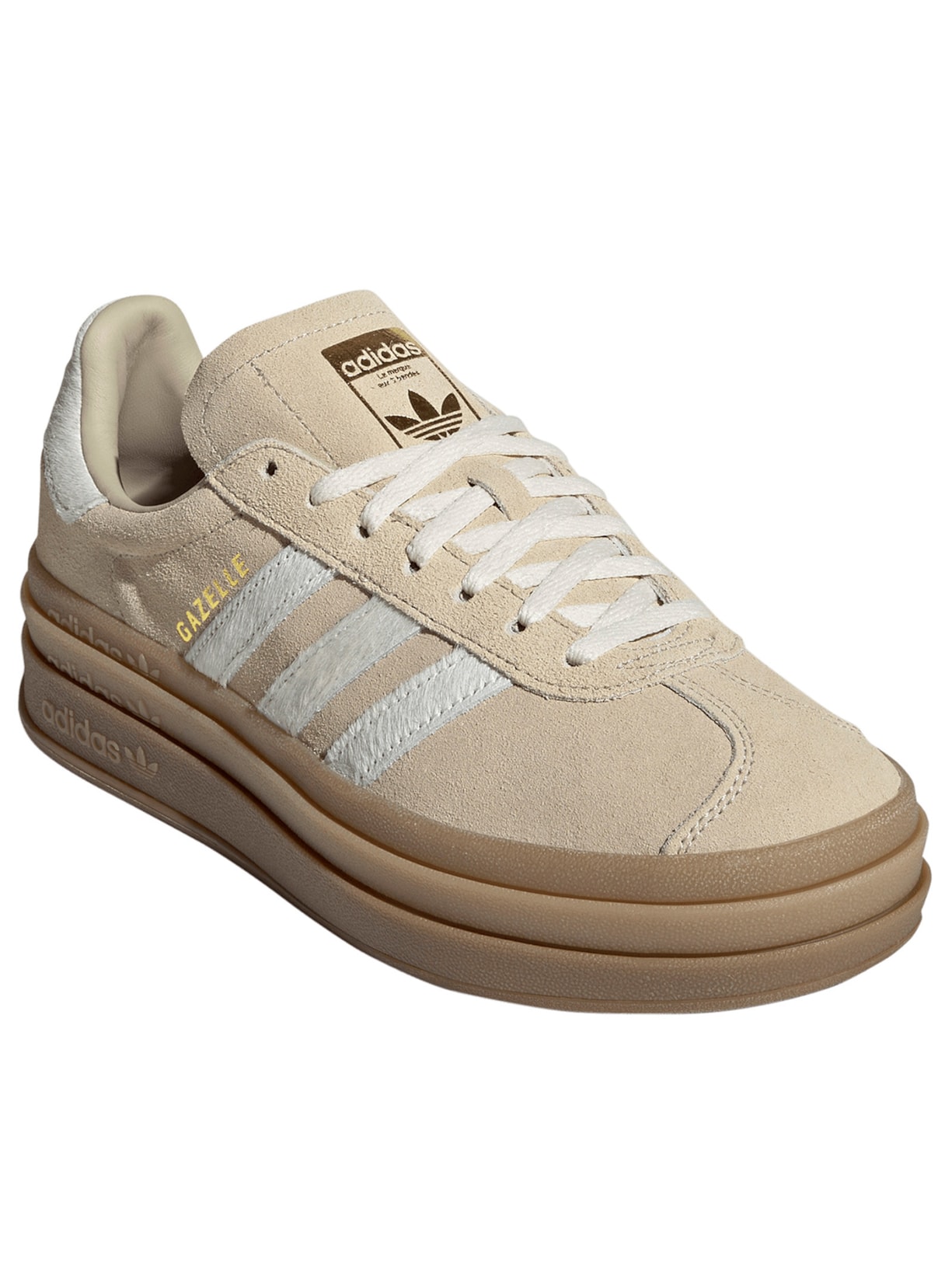 Tênis Feminino Gazelle Bold – Bege Adidas Originals